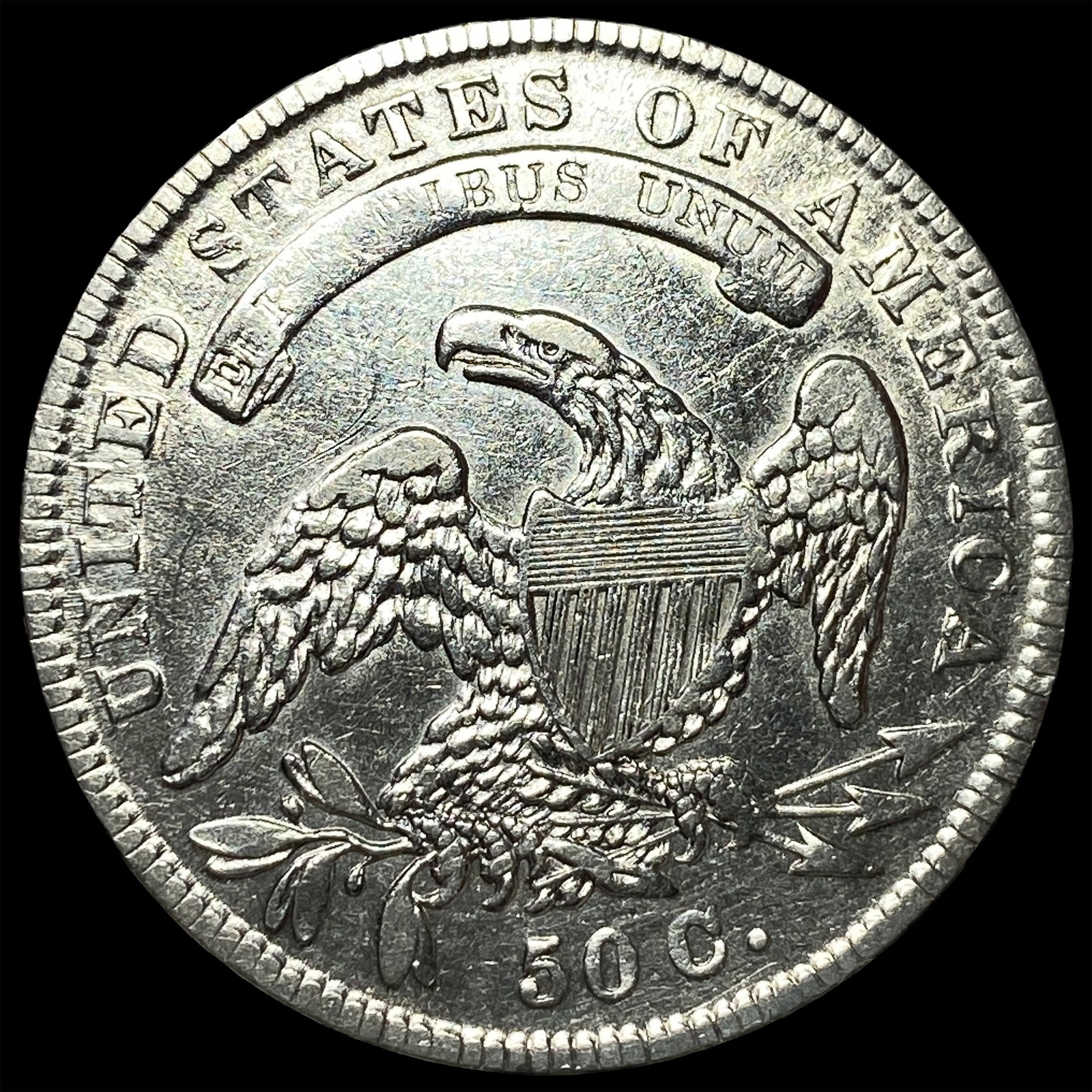 1834 Capped Bust Half Dollar UNCIRCULATED - 2