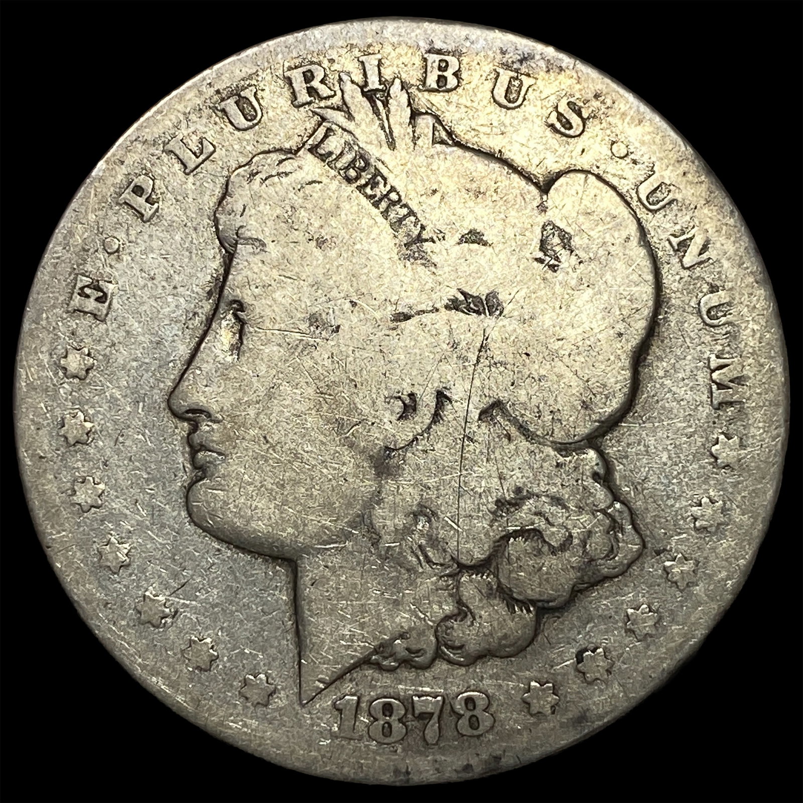 1878 Morgan Silver Dollar NICELY CIRCULATED: 1878 Morgan Silver Dollar NICELY CIRCULATED