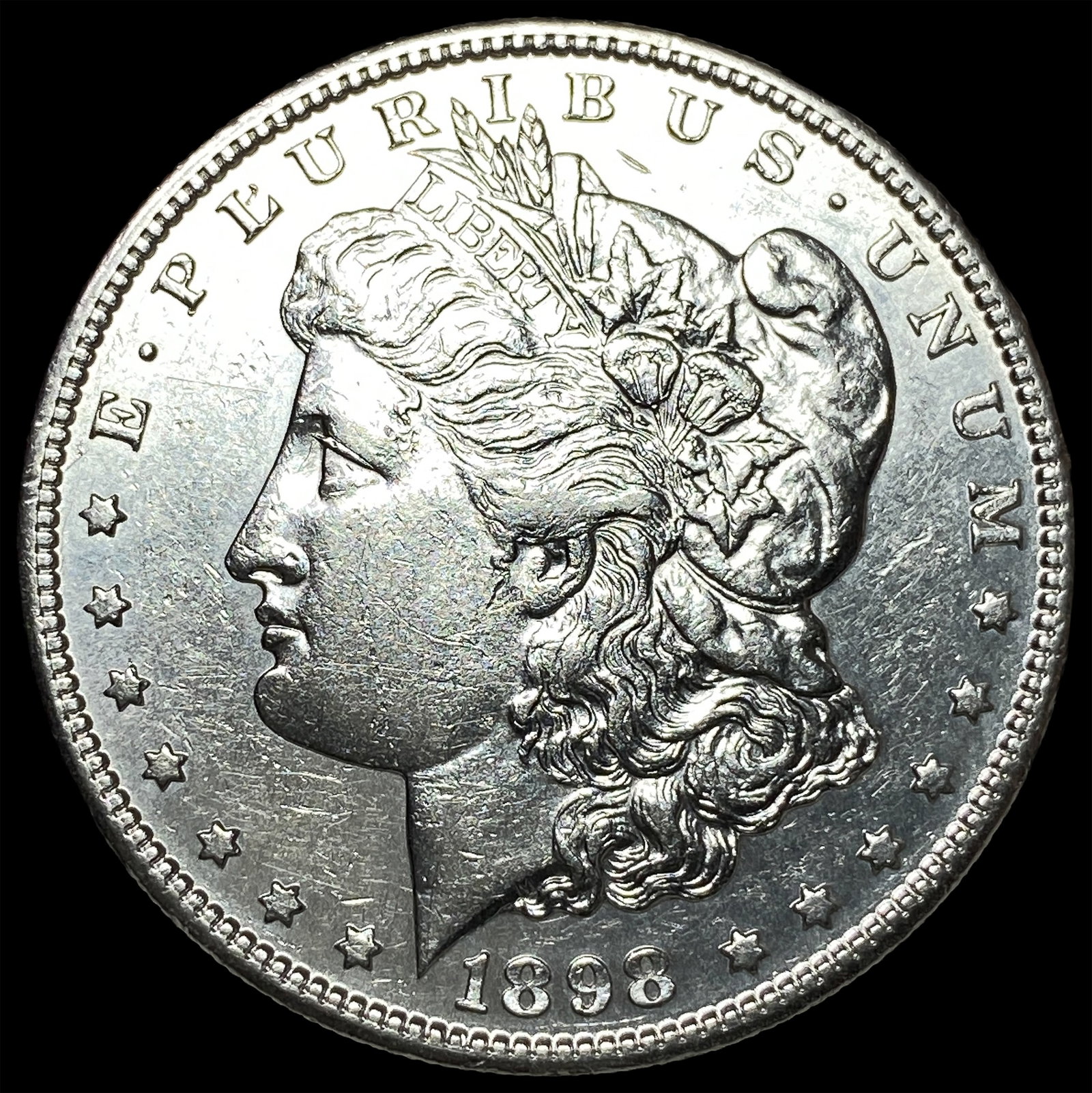 1898-S Silver Morgan Dollar UNCIRCULATED: 1898-S Silver Morgan Dollar UNCIRCULATED