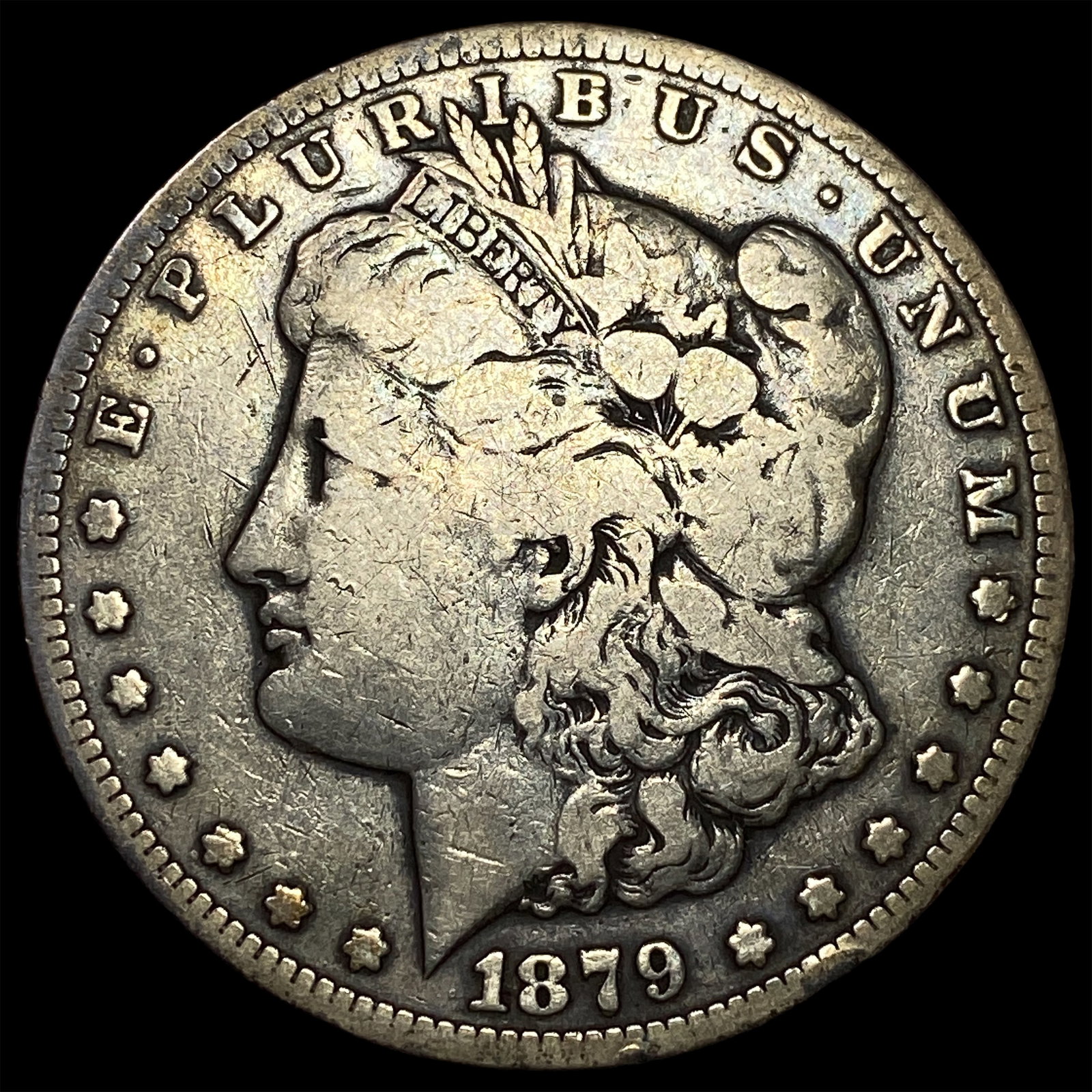 1879-CC Silver Morgan Dollar LIGHTLY CIRCULATED: 1879-CC Silver Morgan Dollar LIGHTLY CIRCULATED