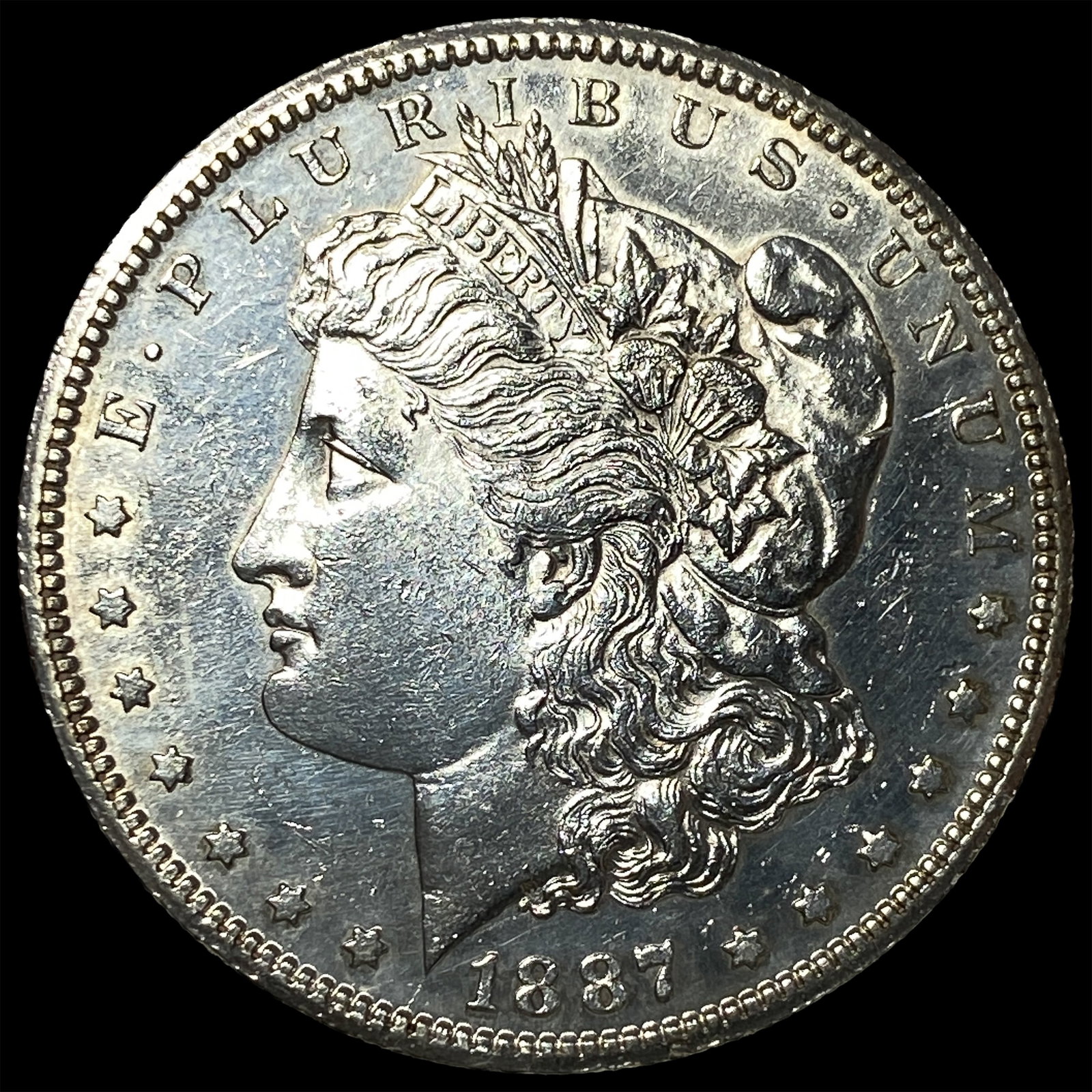 1887-S Silver Morgan Dollar UNCIRCULATED: 1887-S Silver Morgan Dollar UNCIRCULATED