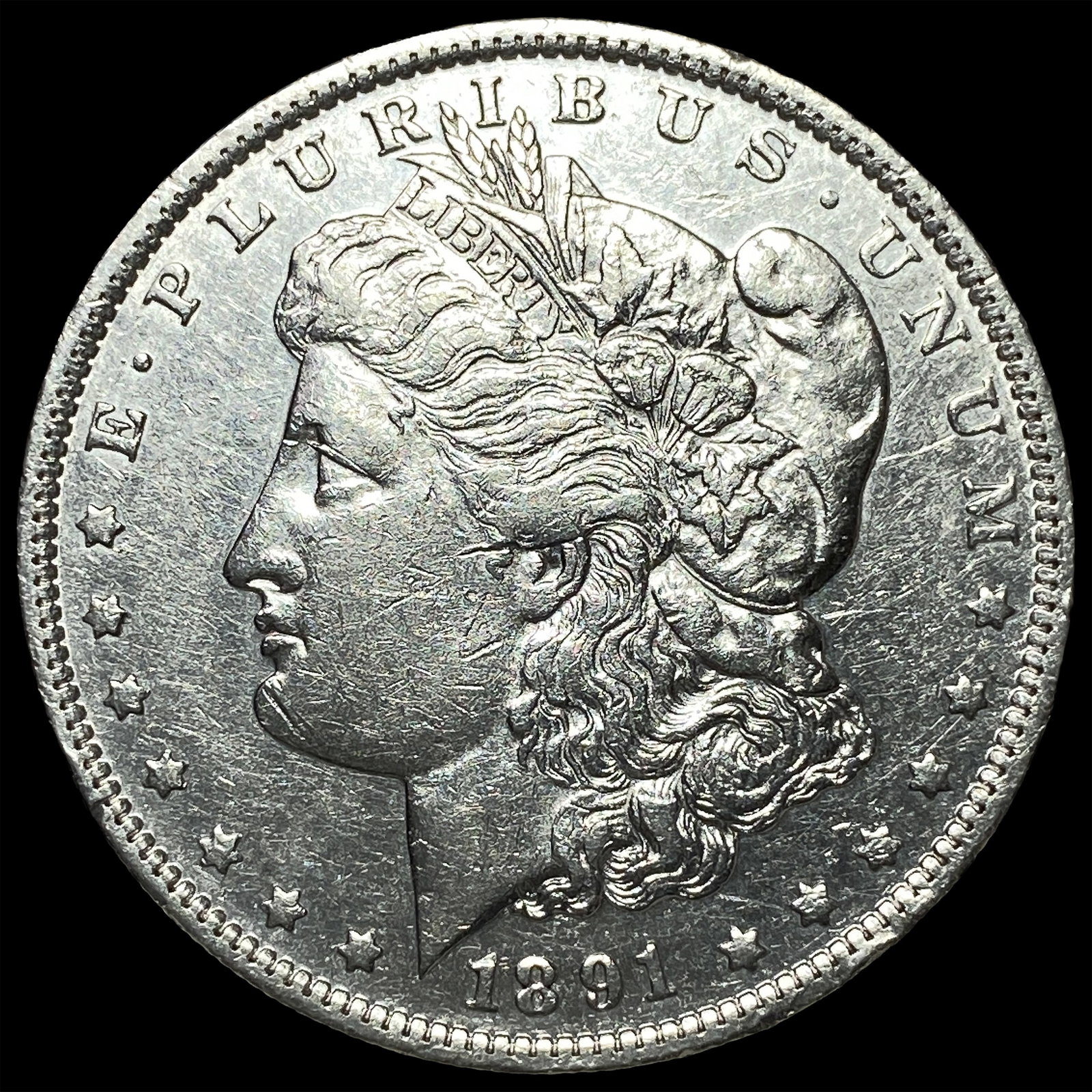 1891-O Silver Morgan Dollar CLOSELY UNCIRCULATED: 1891-O Silver Morgan Dollar CLOSELY UNCIRCULATED