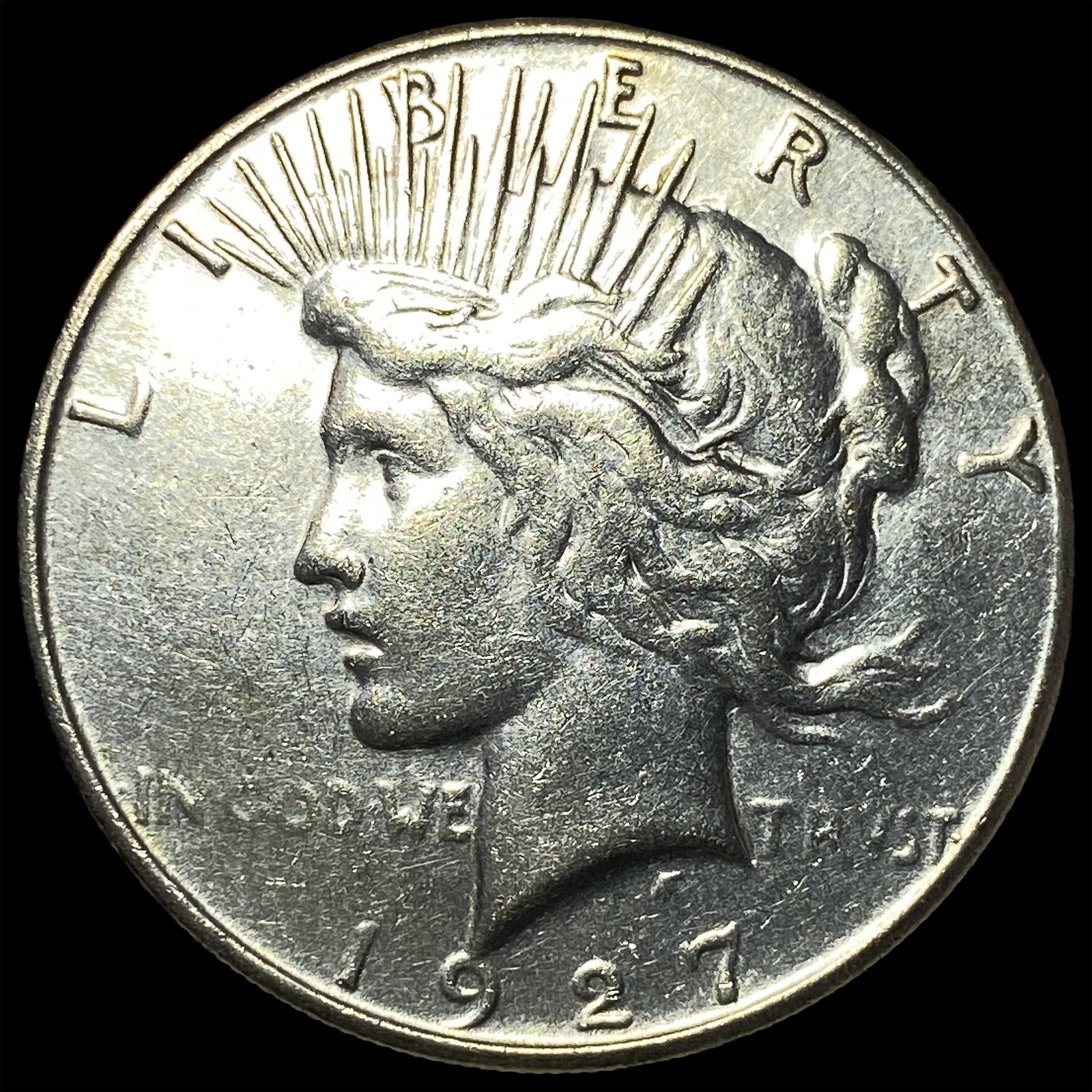 1927 Peace Silver Dollar CLOSELY UNCIRCULATED: 1927 Peace Silver Dollar CLOSELY UNCIRCULATED