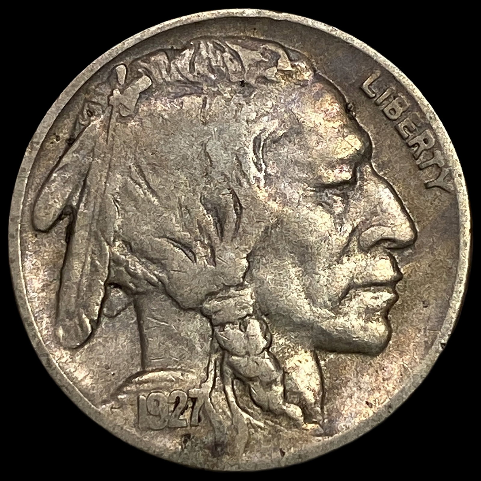 1927-D Buffalo Nickel CHOICE AU: 1927-D Buffalo Nickel CHOICE AU