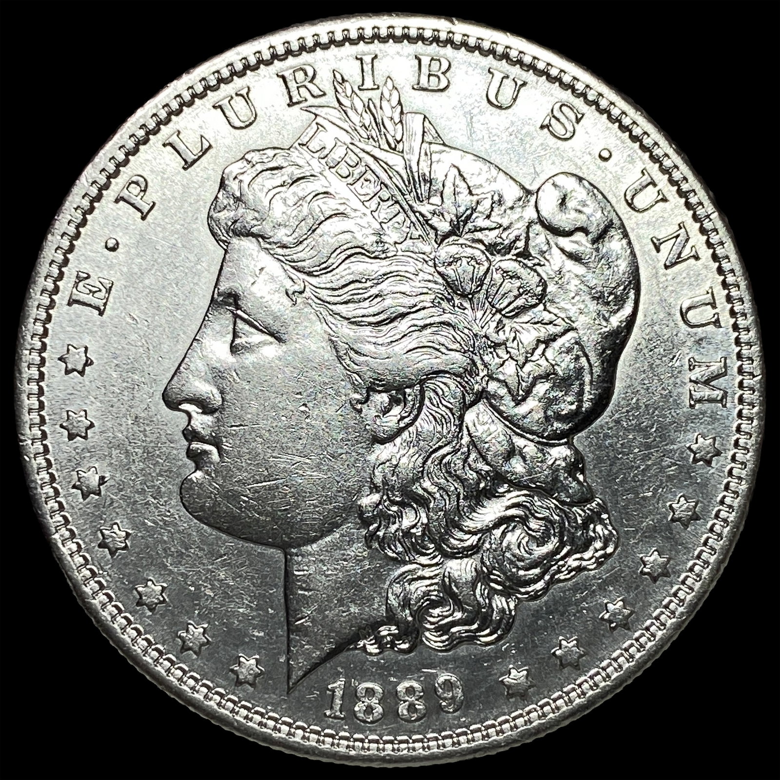 1889 Silver Morgan Dollar CHOICE AU: 1889 Silver Morgan Dollar CHOICE AU