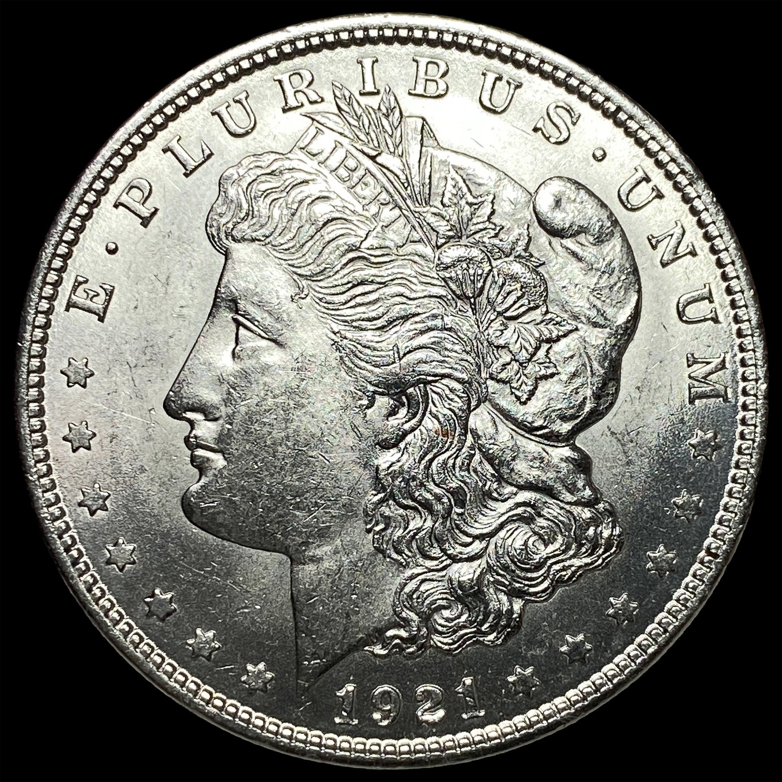 1921 Silver Morgan Dollar UNCIRCULATED: 1921 Silver Morgan Dollar UNCIRCULATED