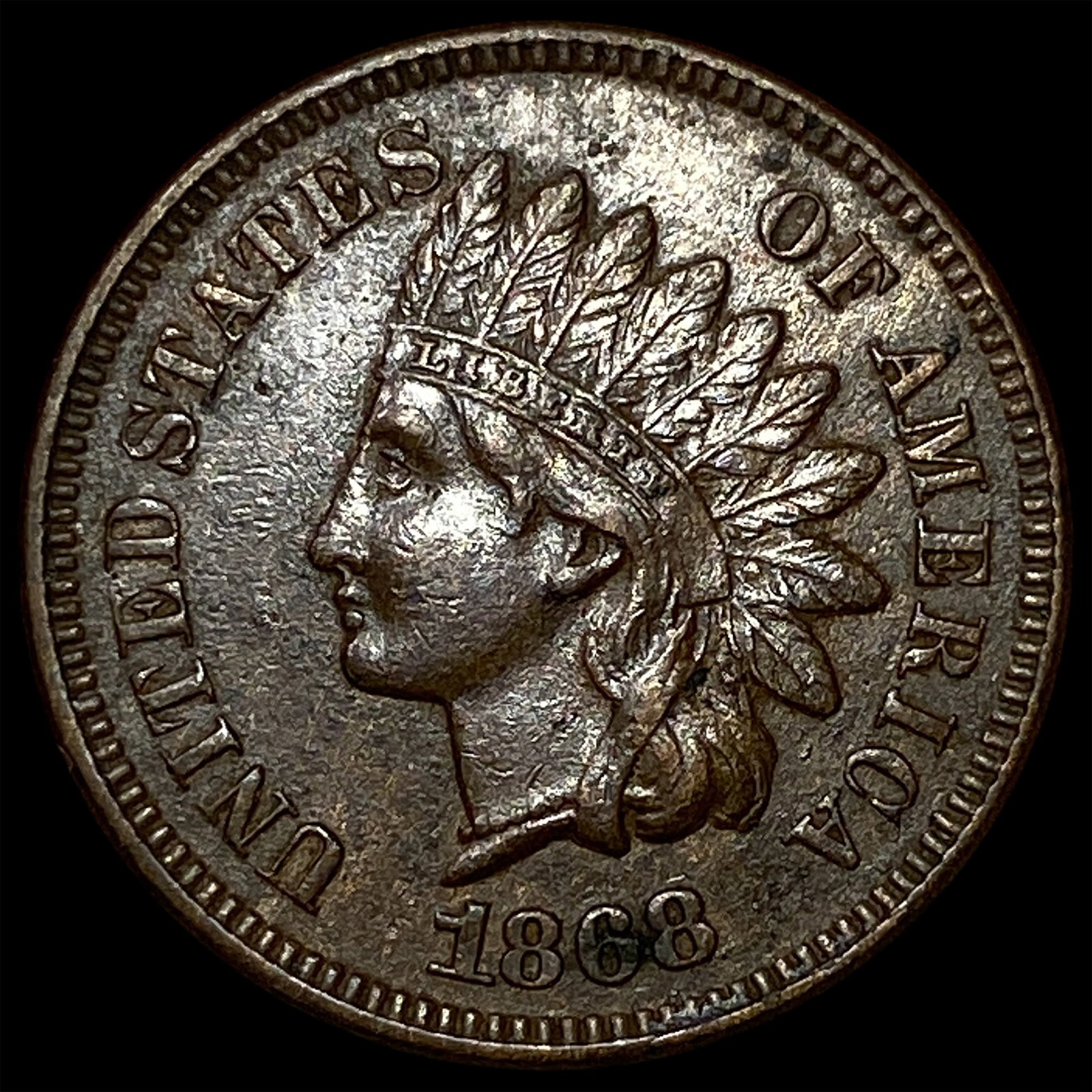 1868 Indian Head Cent UNCIRCULATED: 1868 Indian Head Cent UNCIRCULATED