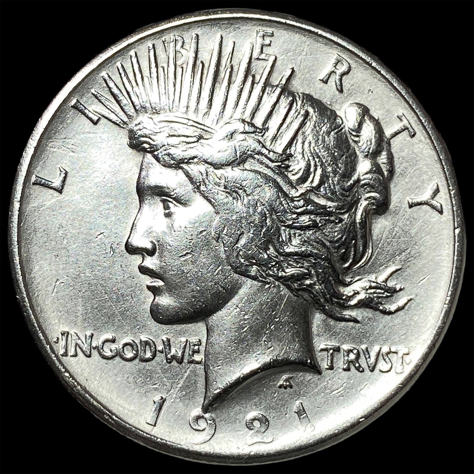 1921 Silver Peace Dollar UNCIRCULATED: 1921 Silver Peace Dollar UNCIRCULATED