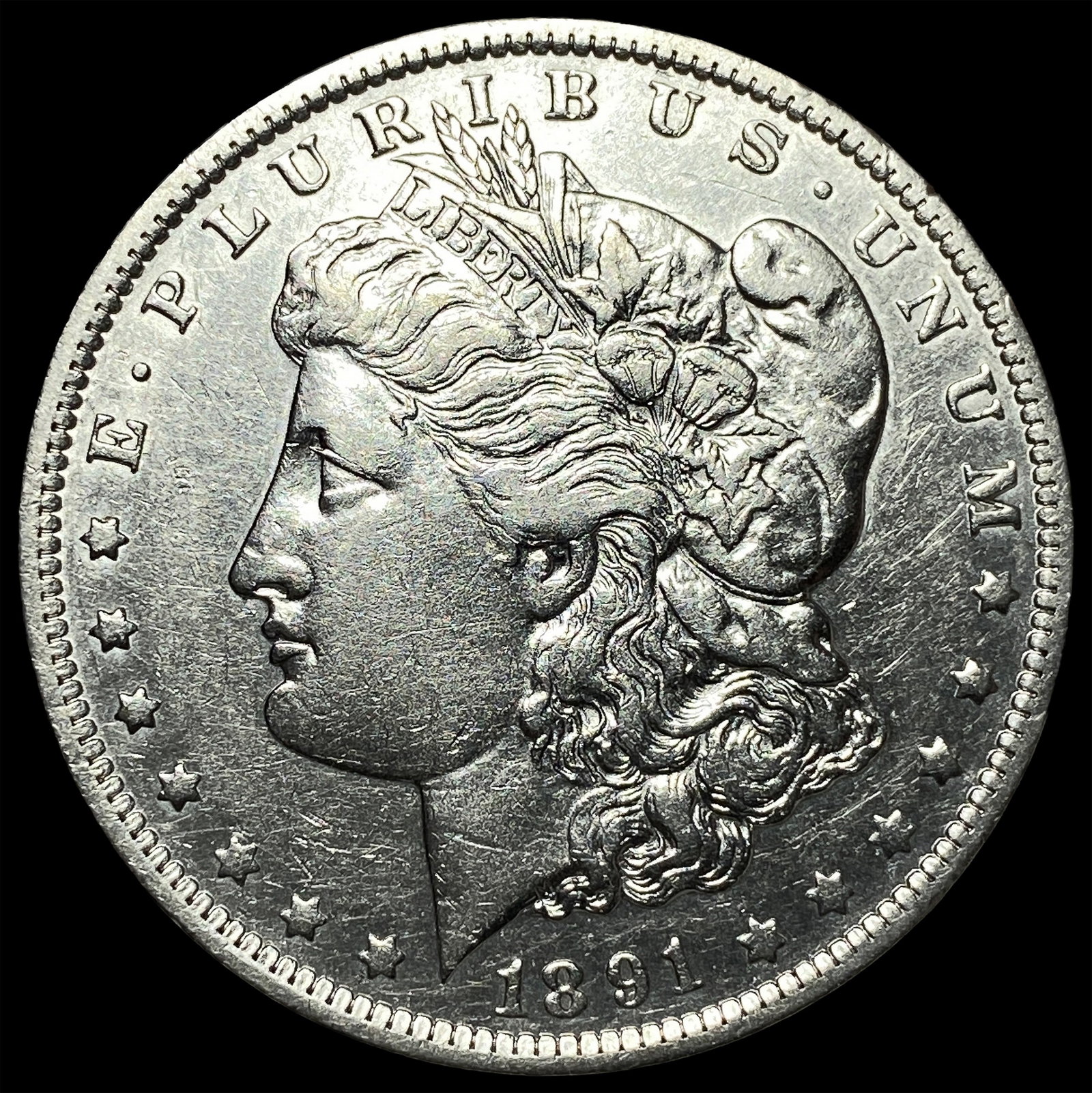 1891-O Silver Morgan Dollar CLOSELY UNCIRCULATED: 1891-O Silver Morgan Dollar CLOSELY UNCIRCULATED