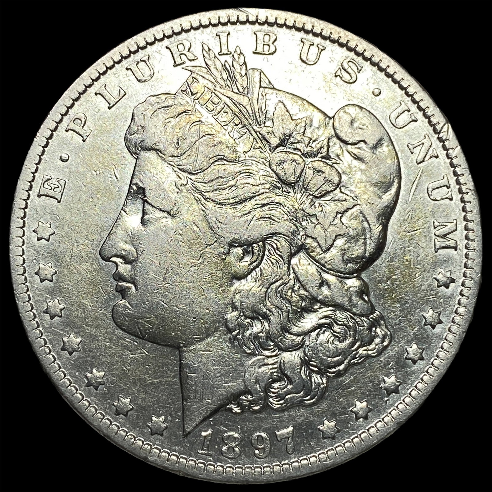 1897-S Silver Morgan Dollar CLOSELY UNCIRCULATED: 1897-S Silver Morgan Dollar CLOSELY UNCIRCULATED