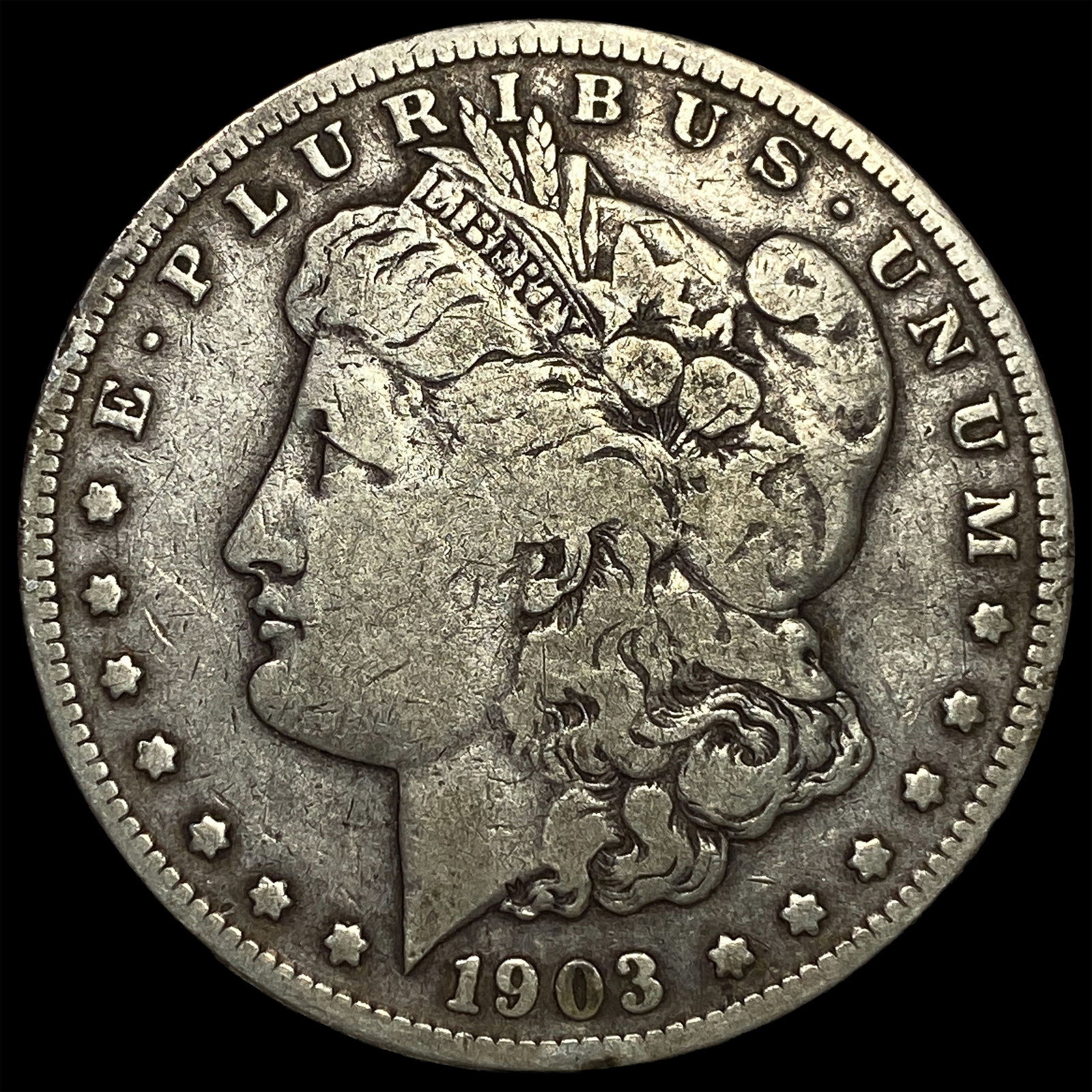 1903-S Silver Morgan Dollar NEARLY UNCIRCULATED: 1903-S Silver Morgan Dollar NEARLY UNCIRCULATED