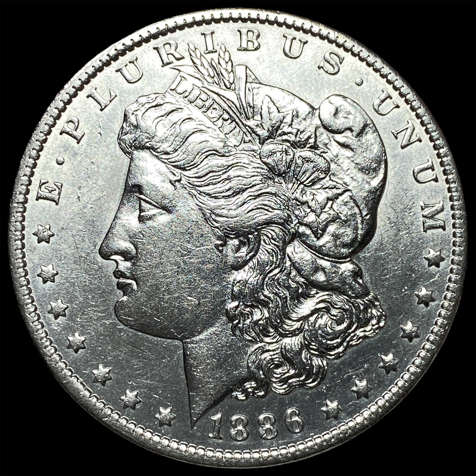 1886-O Silver Morgan Dollar CHOICE AU: 1886-O Silver Morgan Dollar CHOICE AU