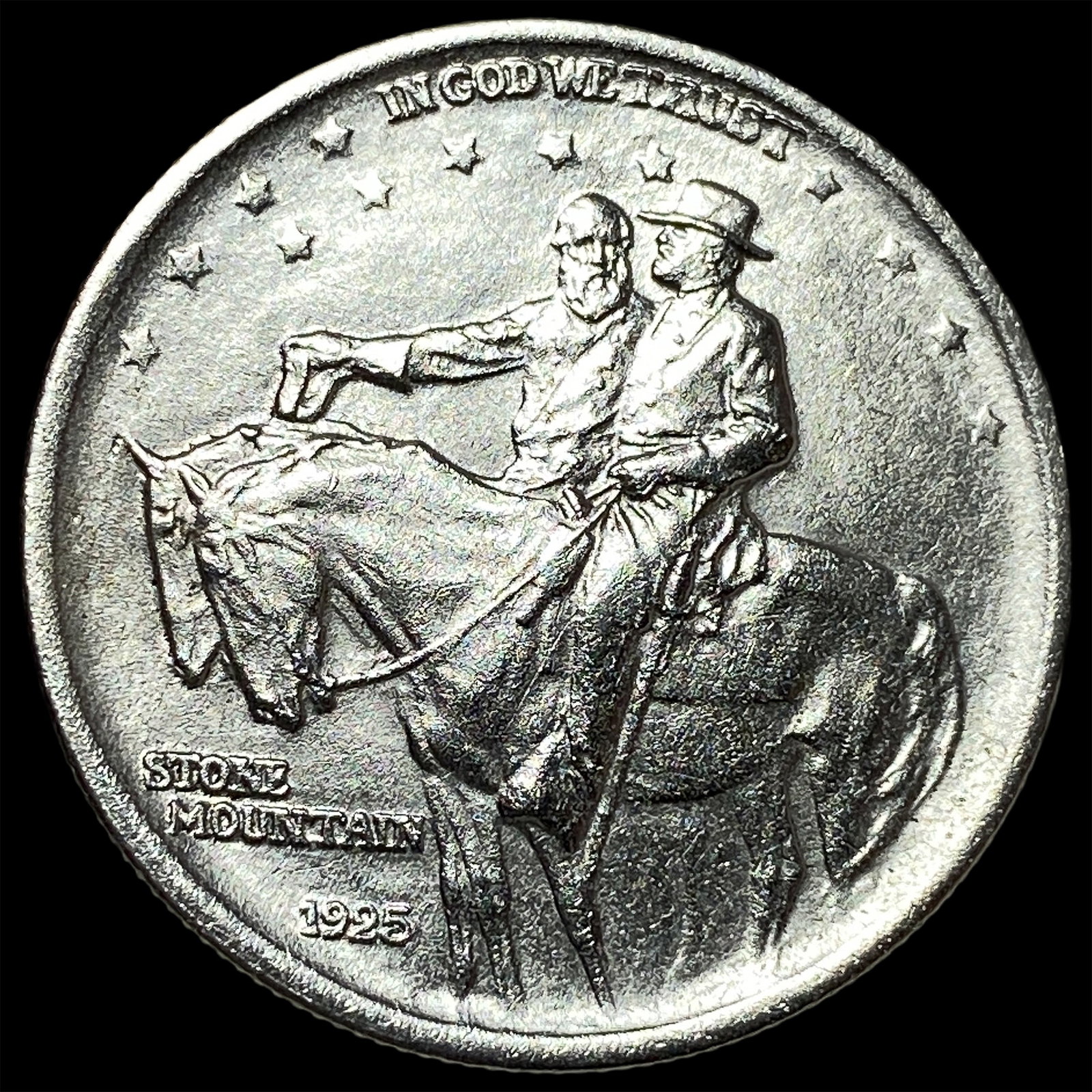 1925 Stone Mountain Silver Half Dollar CHOICE BU (1 of 2)