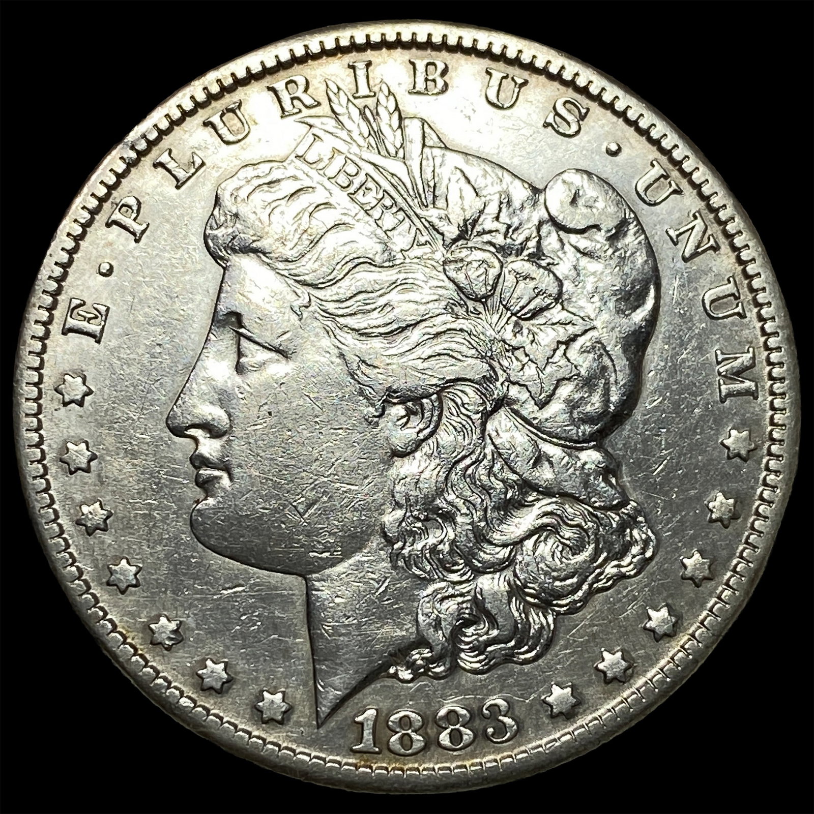 1883-CC Silver Morgan Dollar NEARLY UNCIRCULATED: 1883-CC Silver Morgan Dollar NEARLY UNCIRCULATED