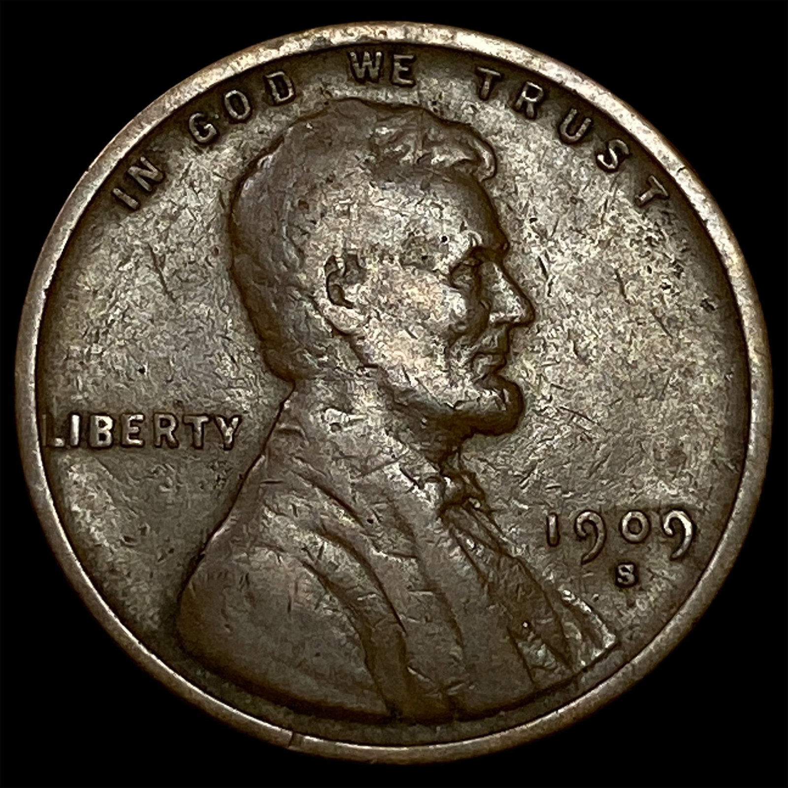 1909-S Lincoln Wheat Cent UNCIRCULATED (1 of 2)