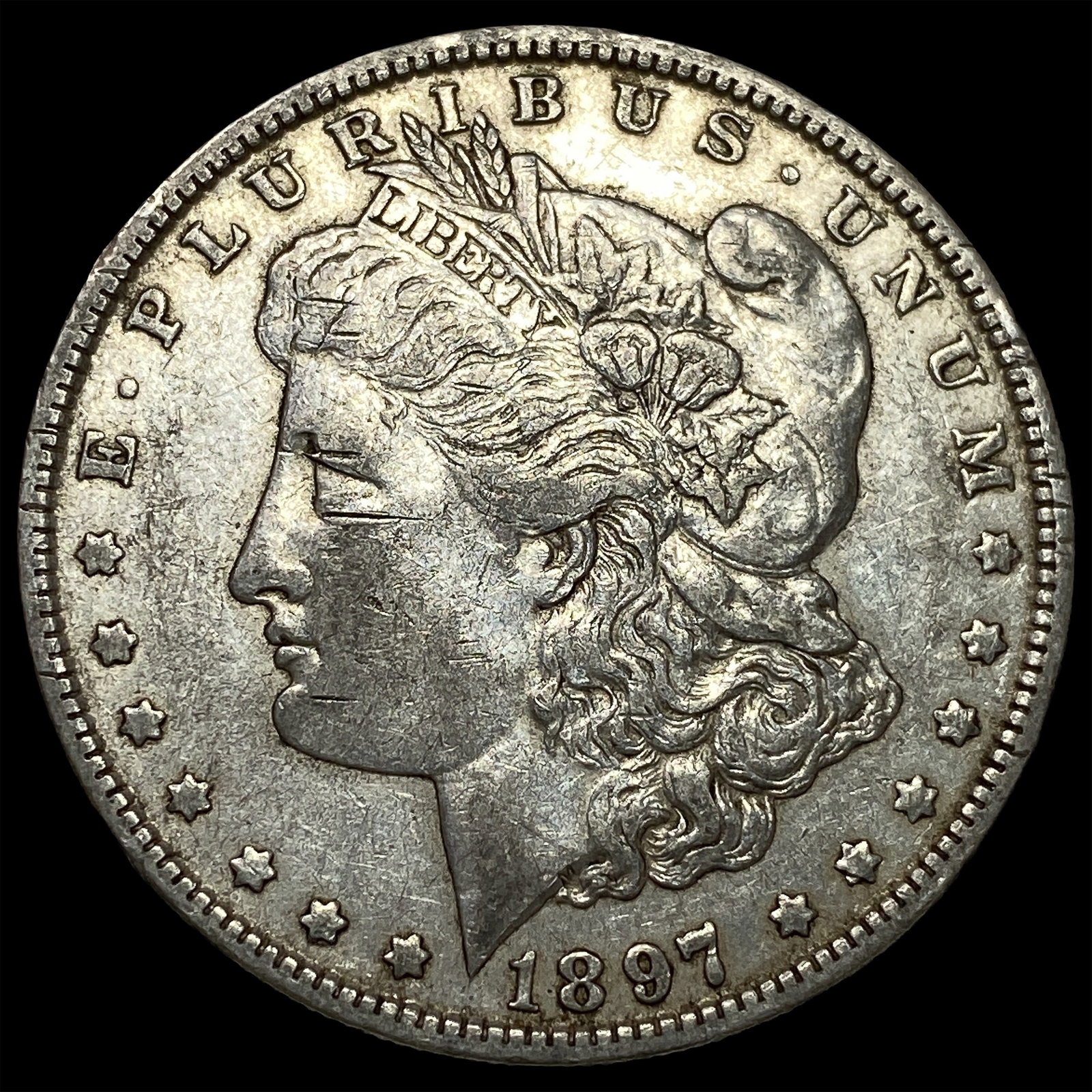 1897-O Silver Morgan Dollar NEARLY UNCIRCULATED: 1897-O Silver Morgan Dollar NEARLY UNCIRCULATED