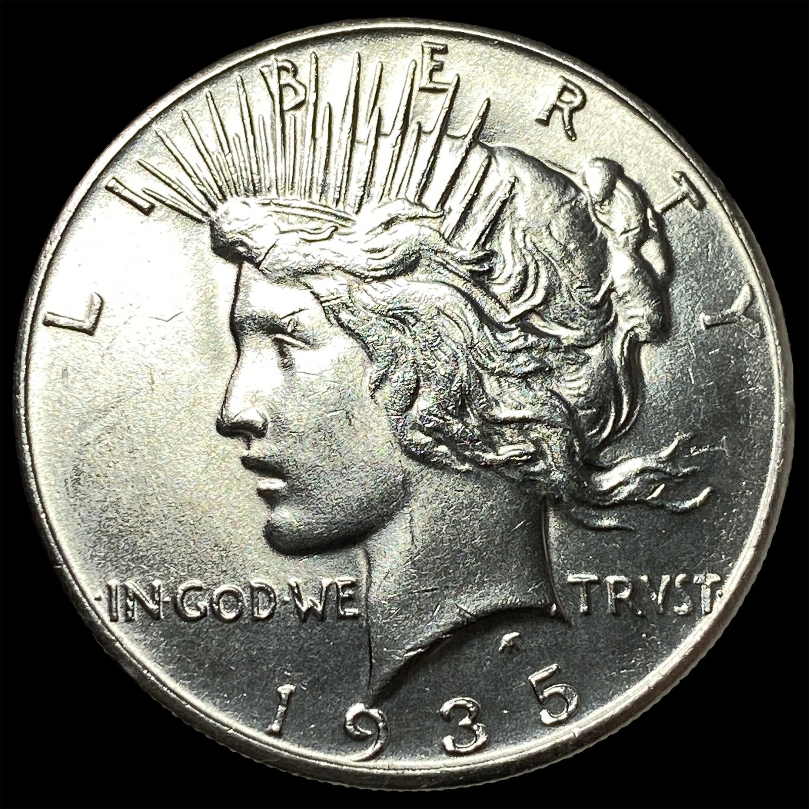1935 Silver Peace Dollar GEM BU: 1935 Silver Peace Dollar GEM BU