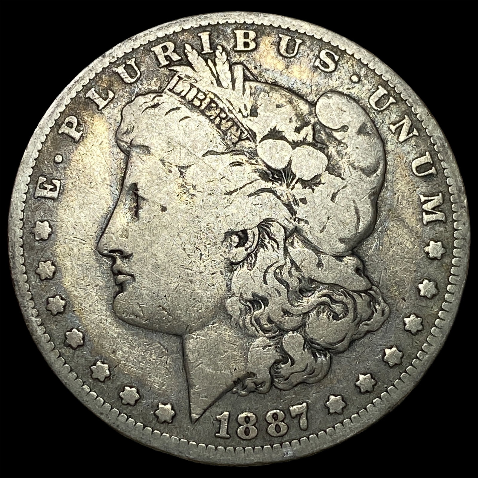 1887-O Silver Morgan Dollar NEARLY UNCIRCULATED: 1887-O Silver Morgan Dollar NEARLY UNCIRCULATED