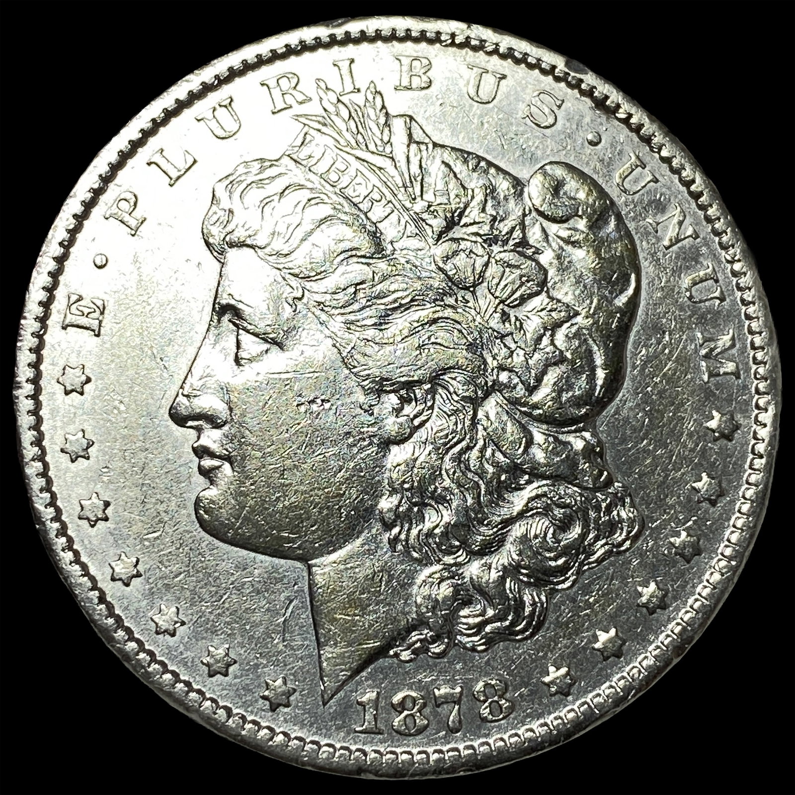 1878-CC Silver Morgan Dollar CHOICE AU: 1878-CC Silver Morgan Dollar CHOICE AU