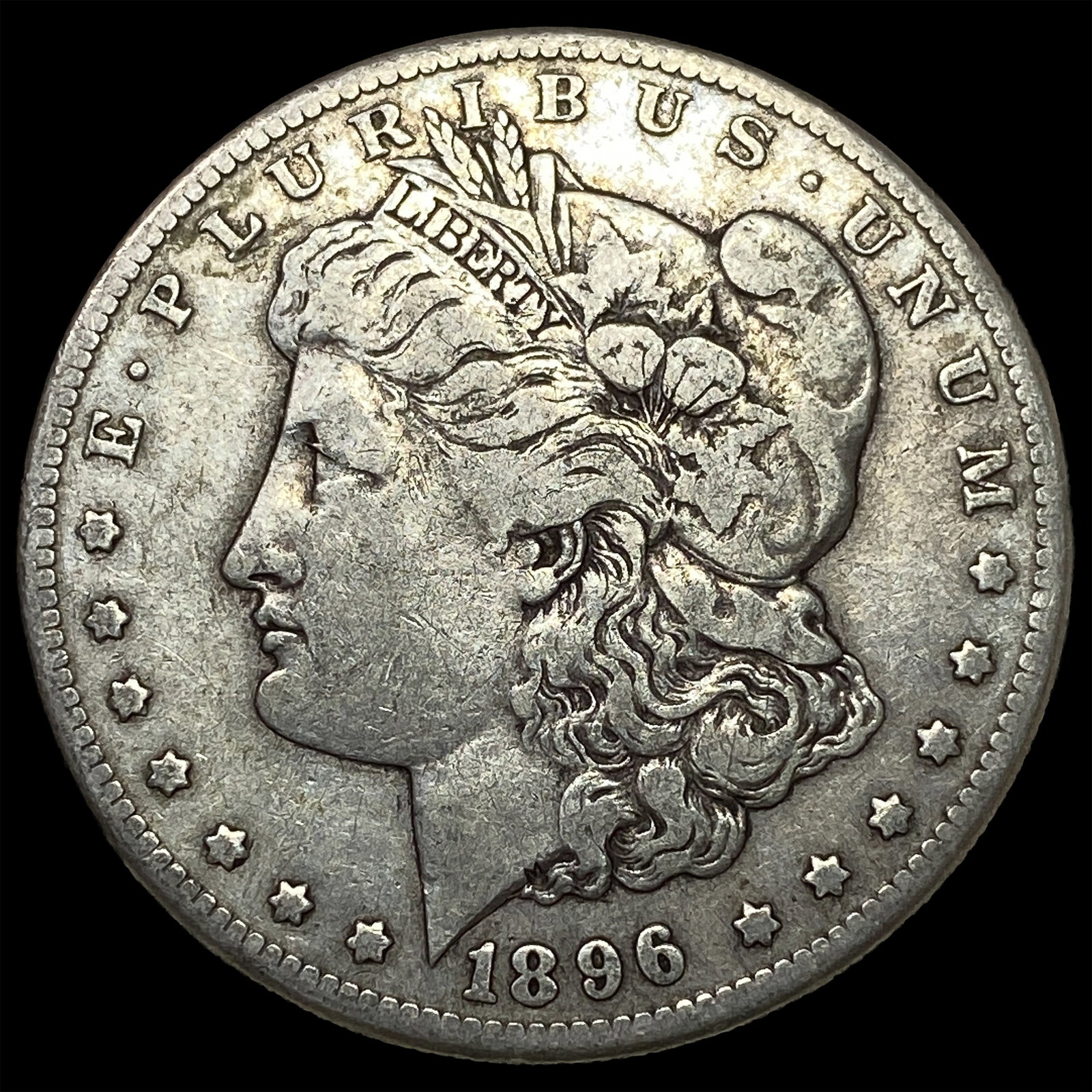 1896-S Silver Morgan Dollar NEARLY UNCIRCULATED: 1896-S Silver Morgan Dollar NEARLY UNCIRCULATED