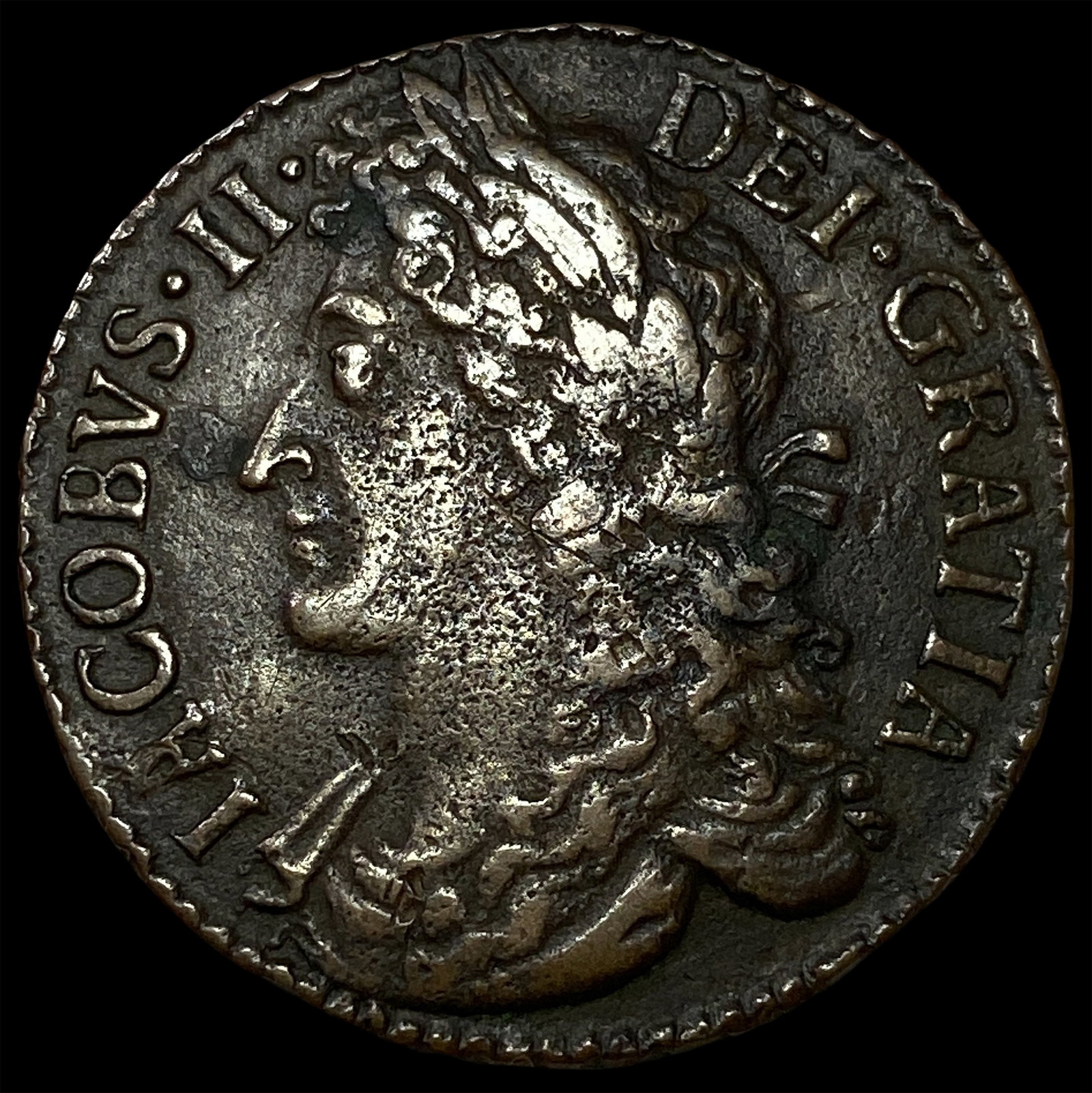 1689 England Silver Gunmoney Halfcrown CLOSELY UNCIRCULATED (1 of 2)