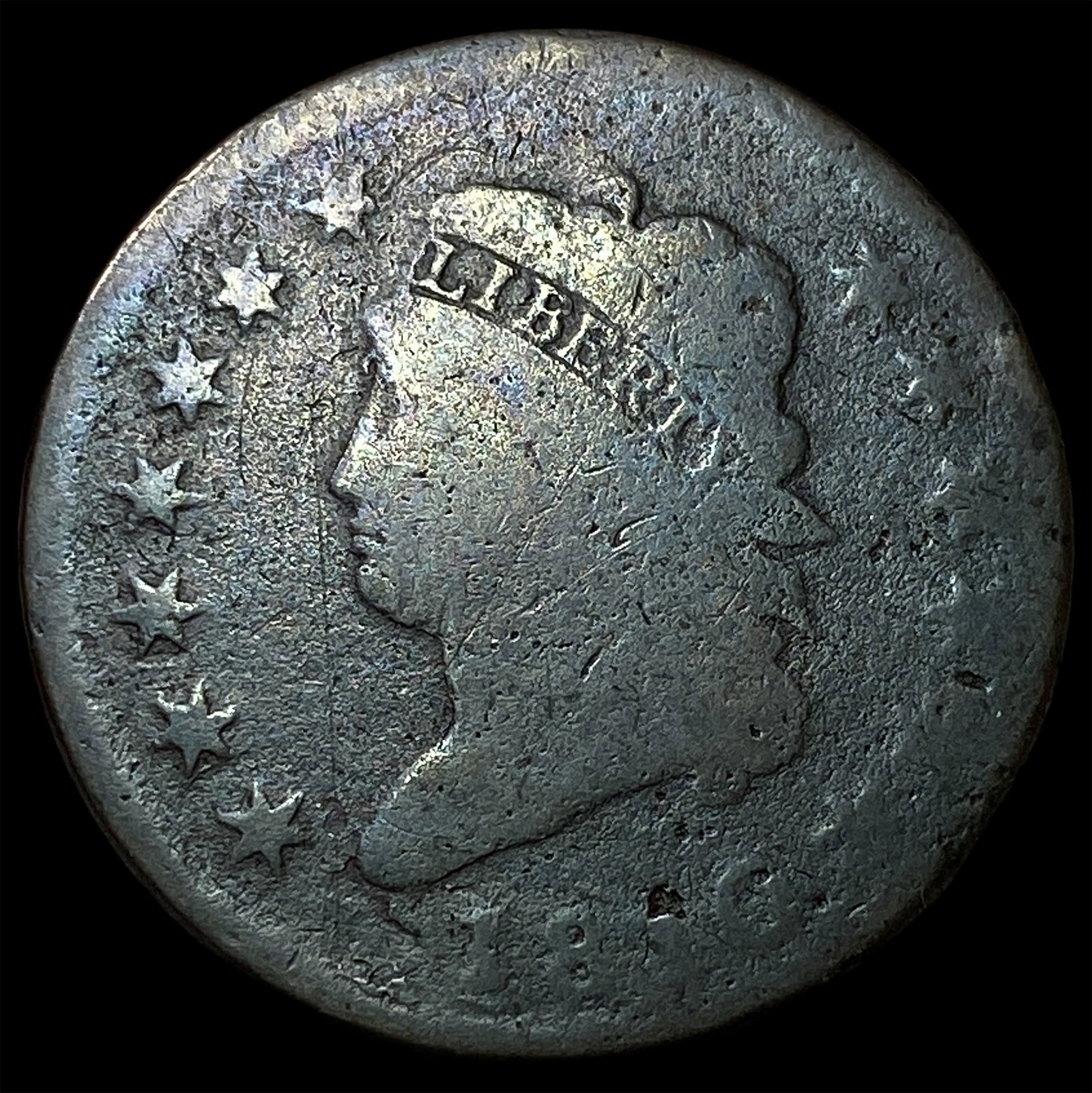1810 Coronet Head Large Cent NICELY CIRCULATED: 1810 Coronet Head Large Cent NICELY CIRCULATED