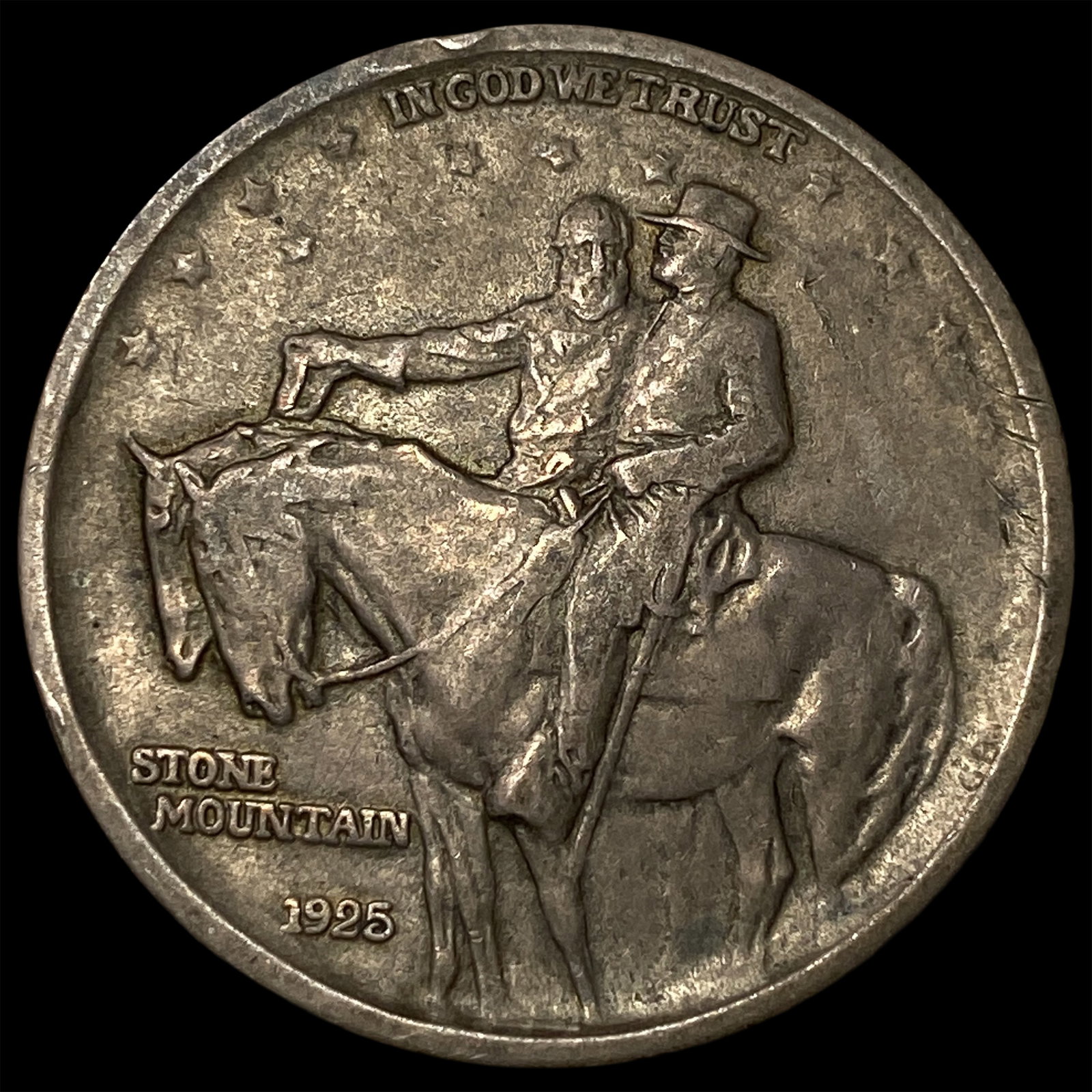 1925 Silver Stone Mountain Half Dollar UNCIRCULATED: 1925 Silver Stone Mountain Half Dollar UNCIRCULATED
