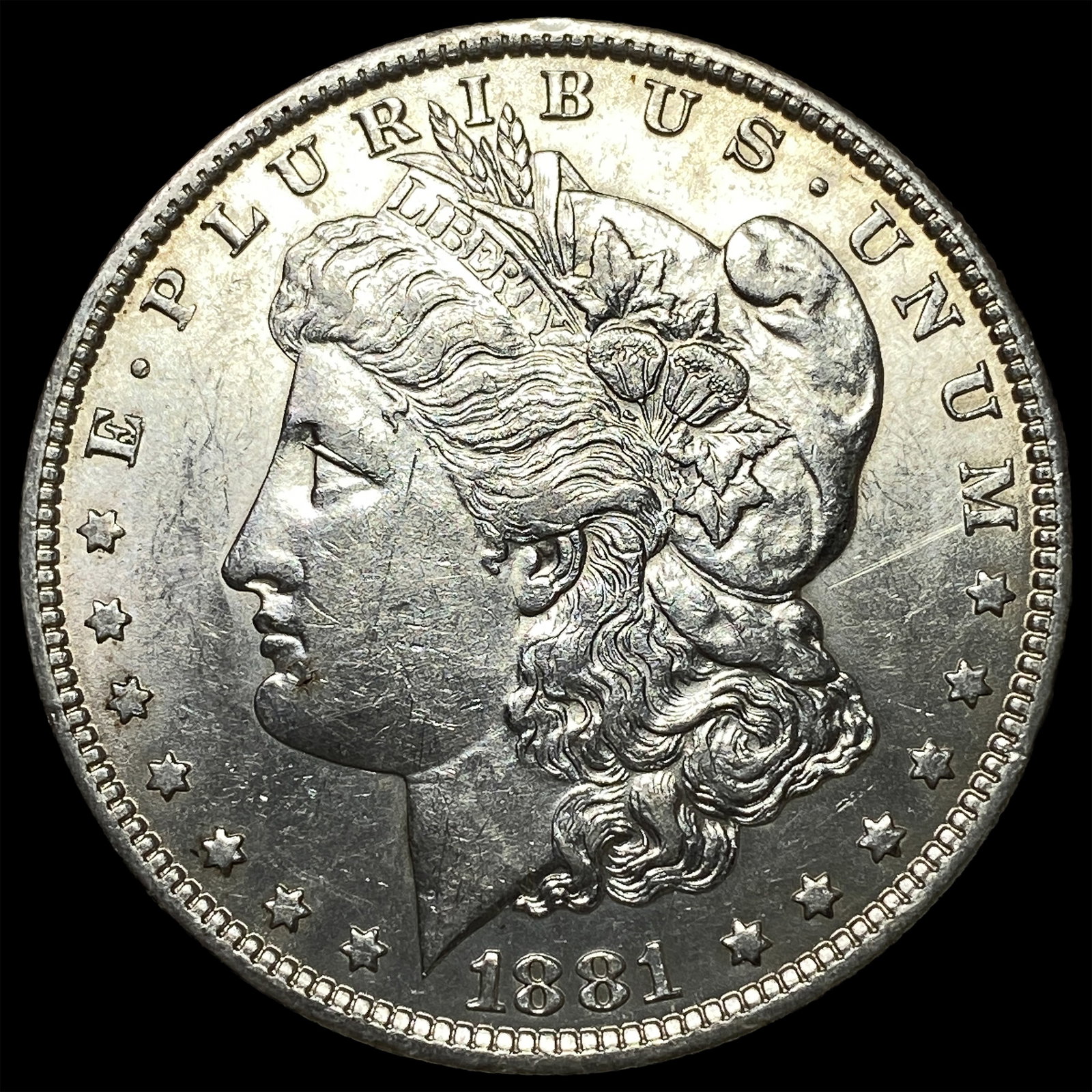 1881-S Silver Morgan Dollar CHOICE BU: 1881-S Silver Morgan Dollar CHOICE BU