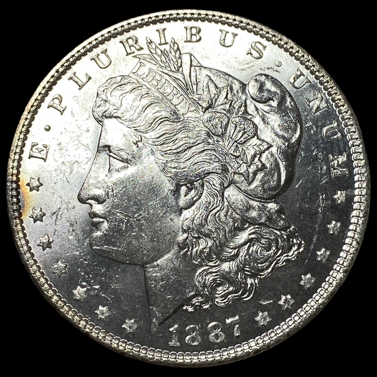 1887 Morgan Silver Dollar CHOICE BU: 1887 Morgan Silver Dollar CHOICE BU