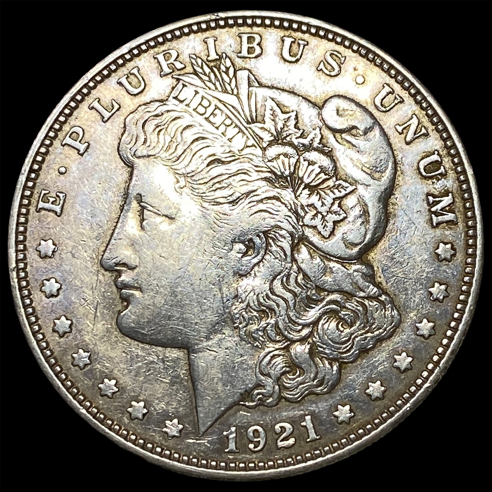 1921 Silver Morgan Dollar CLOSELY UNCIRCULATED: 1921 Silver Morgan Dollar CLOSELY UNCIRCULATED