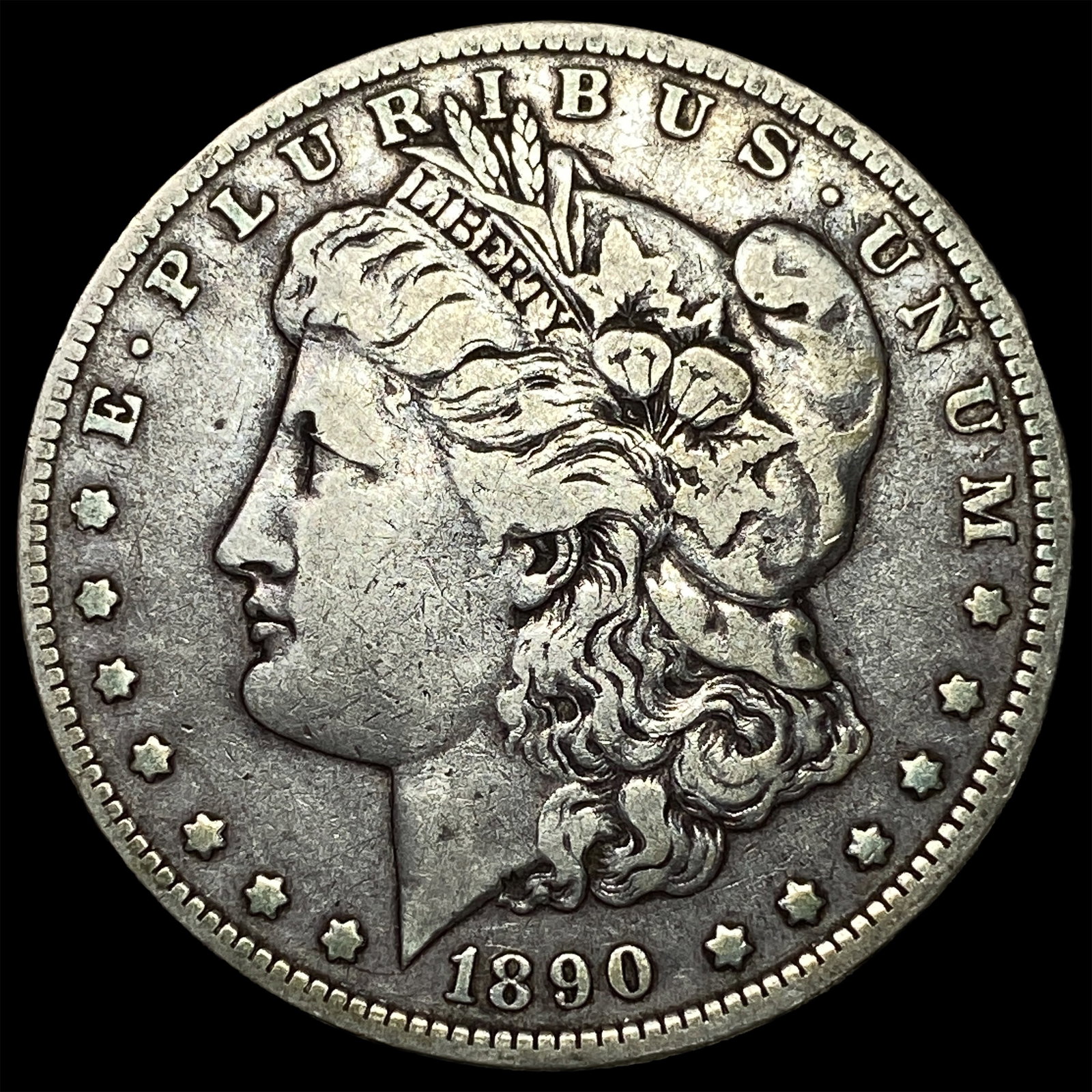 1890-O Silver Morgan Dollar NEARLY UNCIRCULATED: 1890-O Silver Morgan Dollar NEARLY UNCIRCULATED