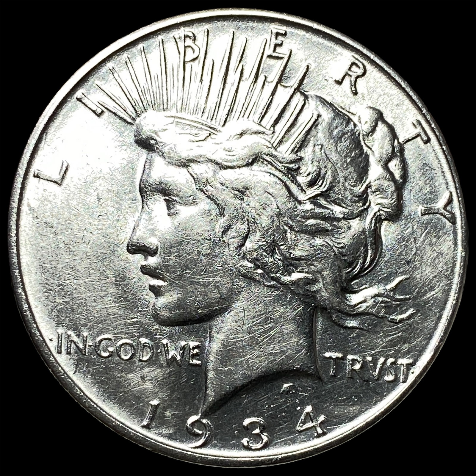 1934-D Silver Peace Dollar UNCIRCULATED: 1934-D Silver Peace Dollar UNCIRCULATED