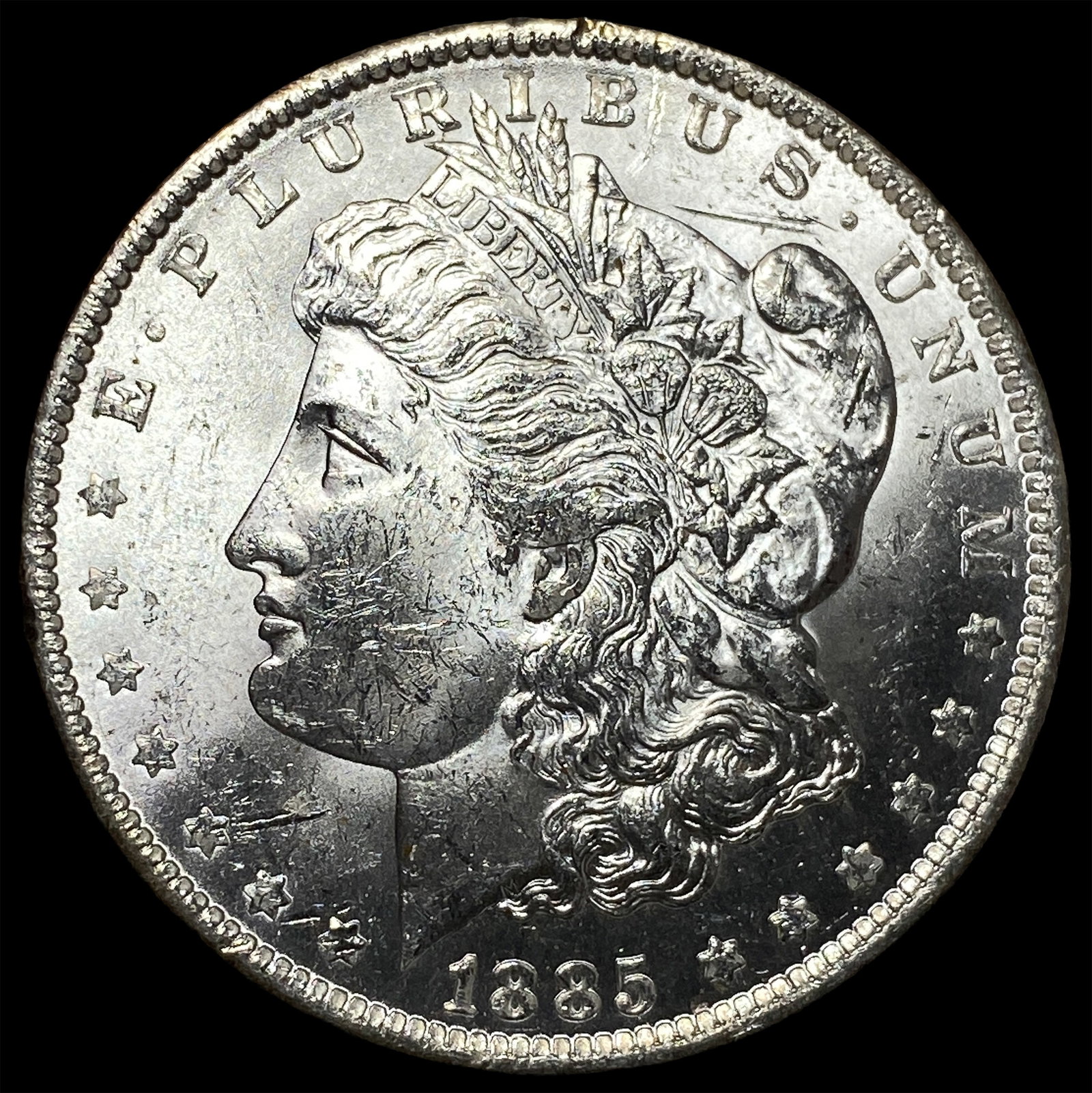 1885-O Silver Morgan Dollar CHOICE BU: 1885-O Silver Morgan Dollar CHOICE BU