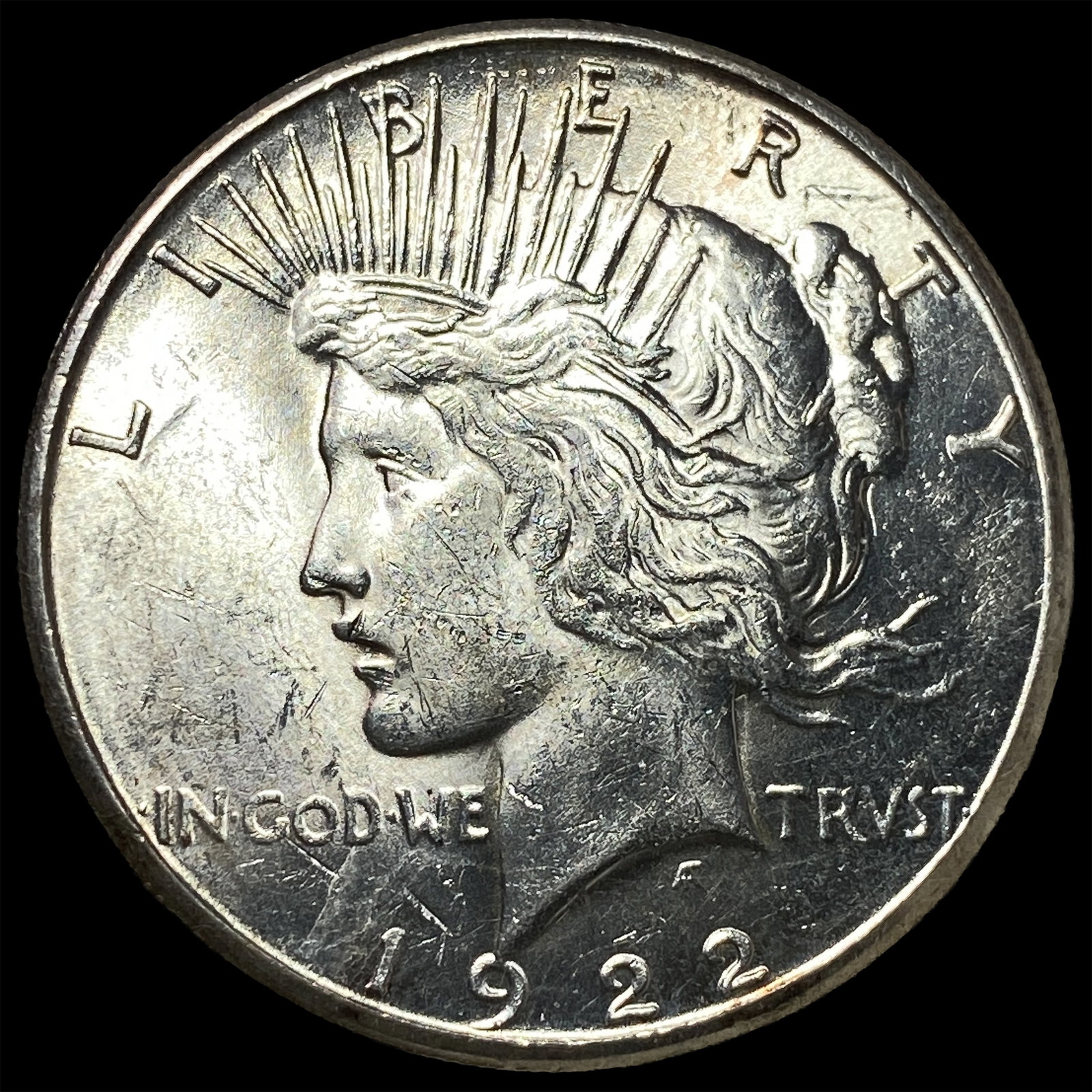 1922 Silver Peace Dollar CHOICE BU: 1922 Silver Peace Dollar CHOICE BU