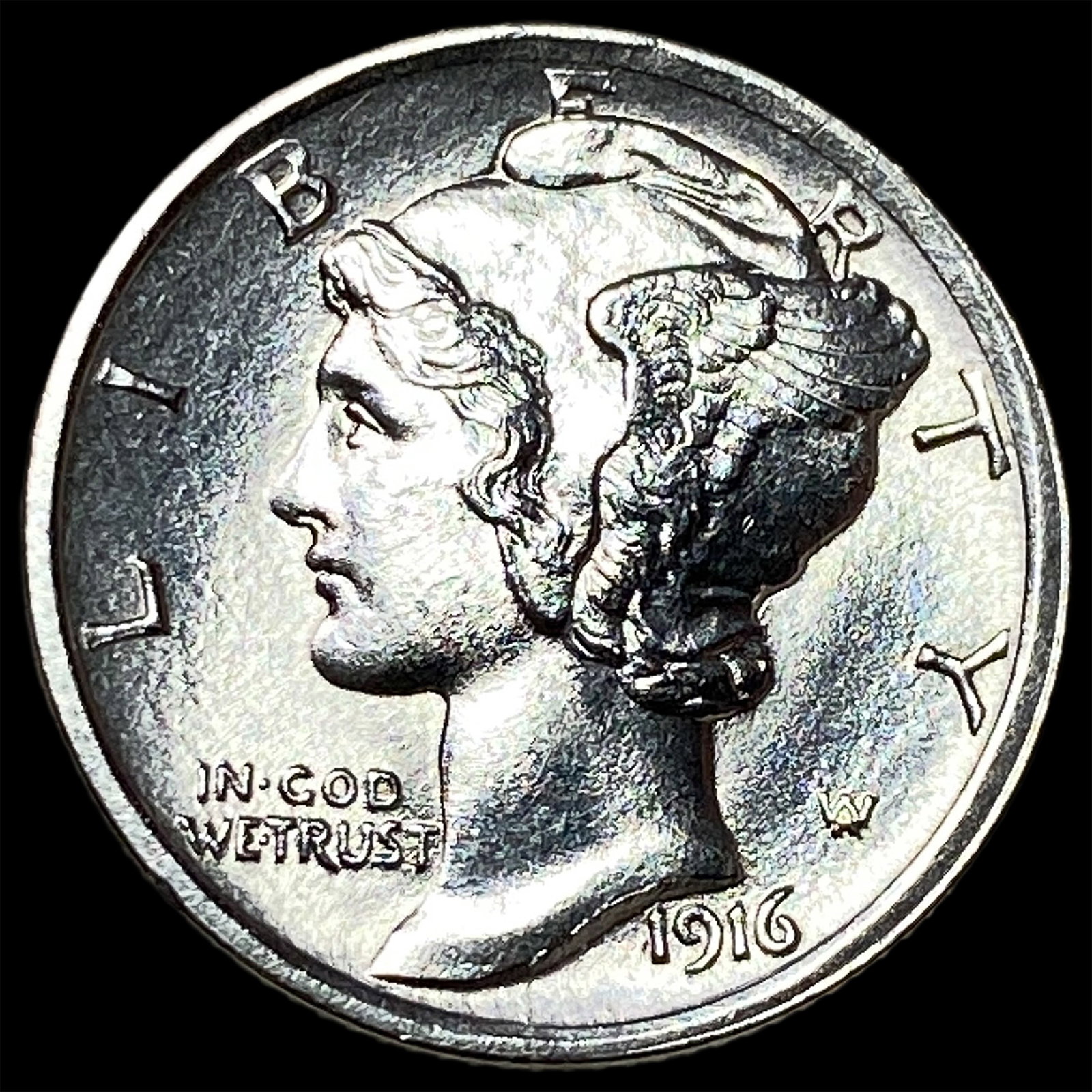 1916 Mercury Dime CHOICE BU: 1916 Mercury Dime CHOICE BU