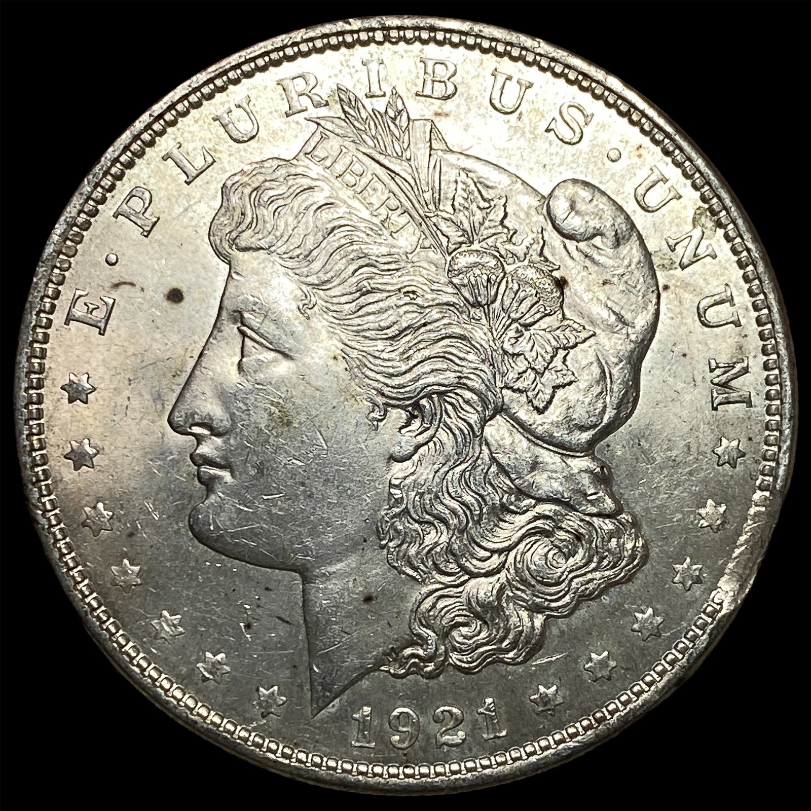 1921 Silver Morgan Dollar CHOICE BU: 1921 Silver Morgan Dollar CHOICE BU