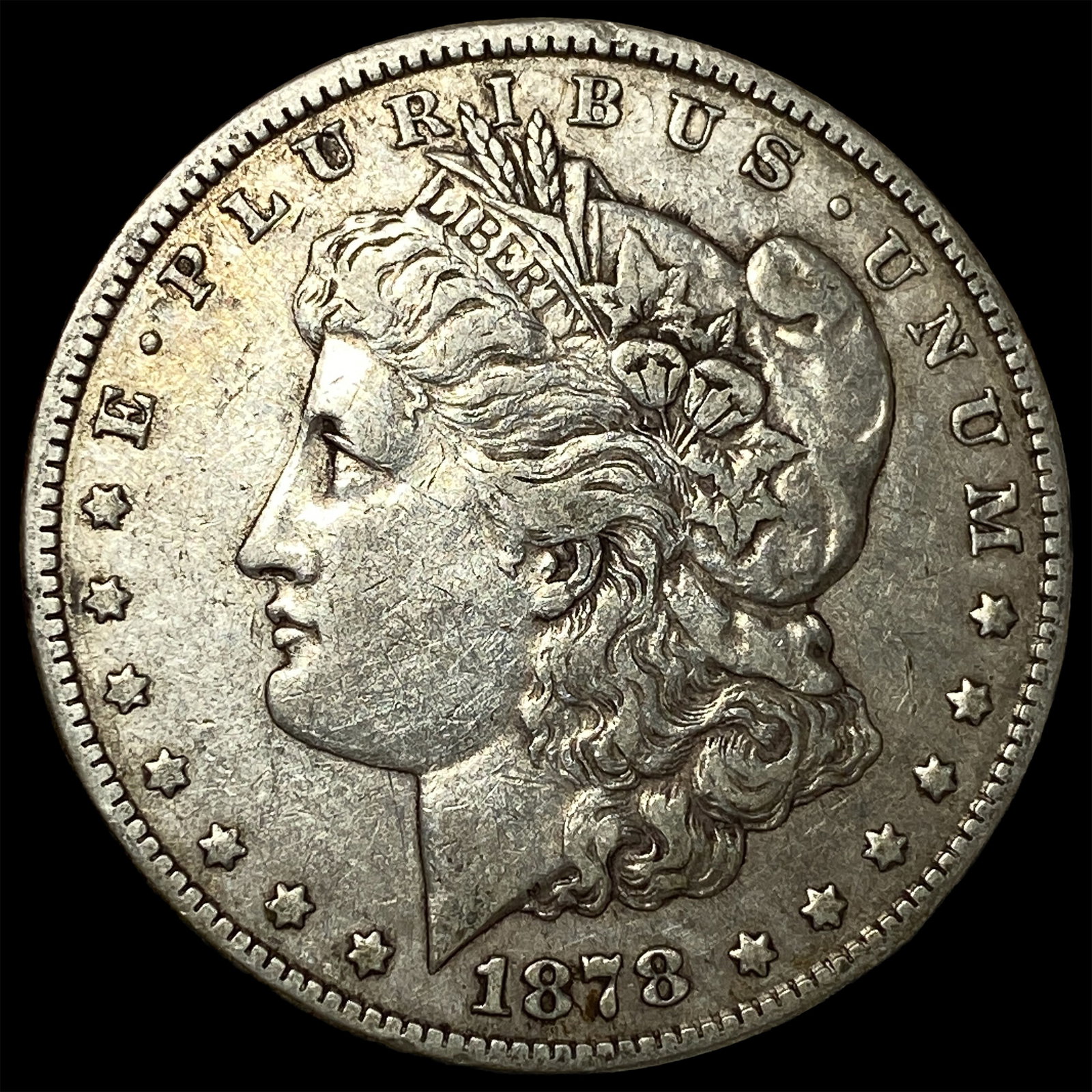1878-S Silver Morgan Dollar NEARLY UNCIRCULATED: 1878-S Silver Morgan Dollar NEARLY UNCIRCULATED