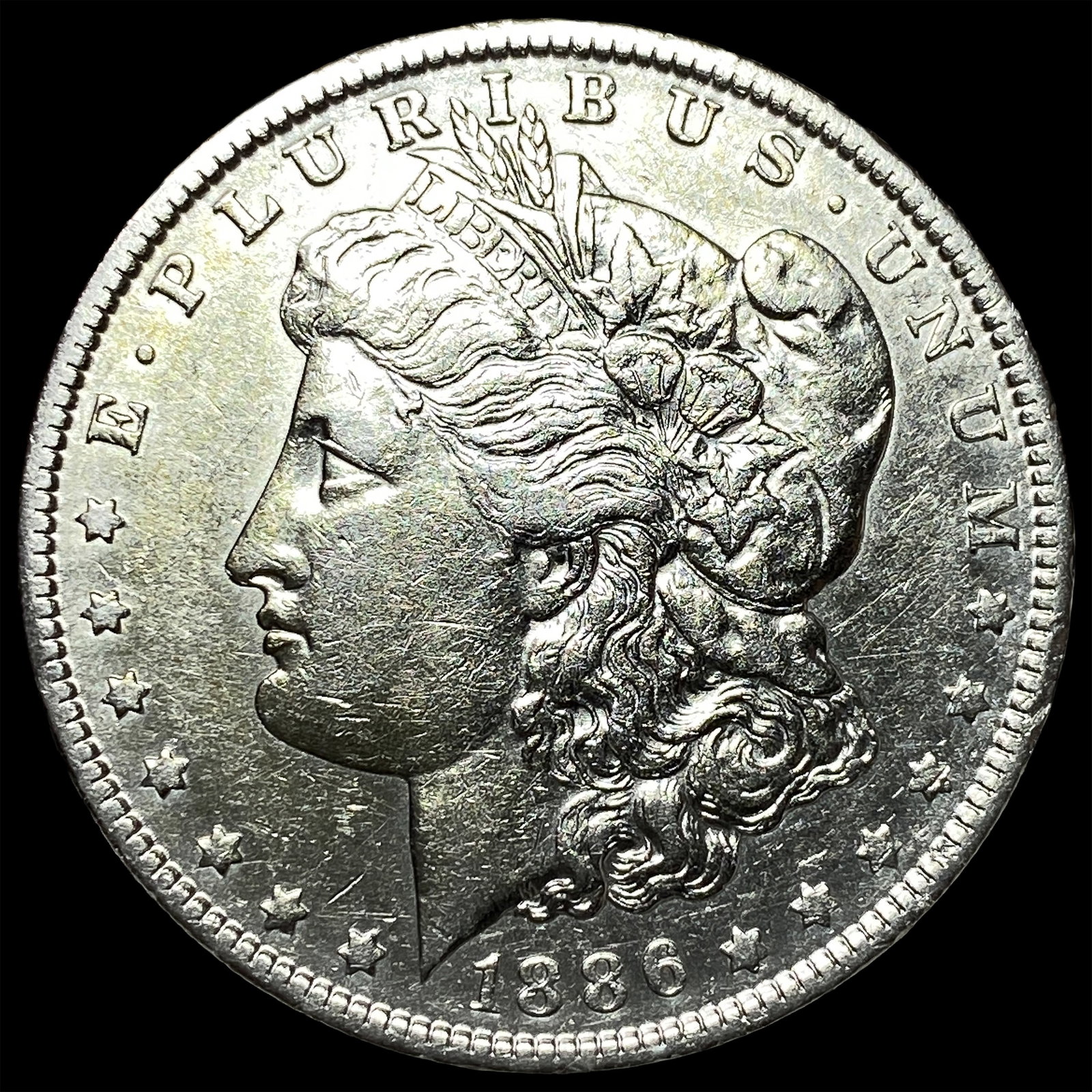 1886 Morgan Silver Dollar CLOSELY UNCIRCULATED: 1886 Morgan Silver Dollar CLOSELY UNCIRCULATED