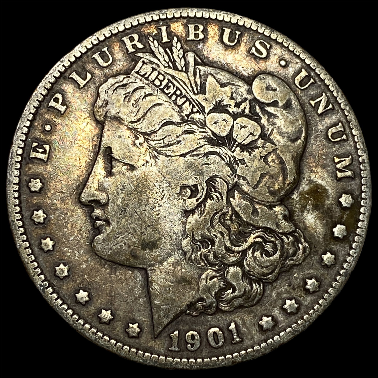 1901-S Silver Morgan Dollar NEARLY UNCIRCULATED: 1901-S Silver Morgan Dollar NEARLY UNCIRCULATED