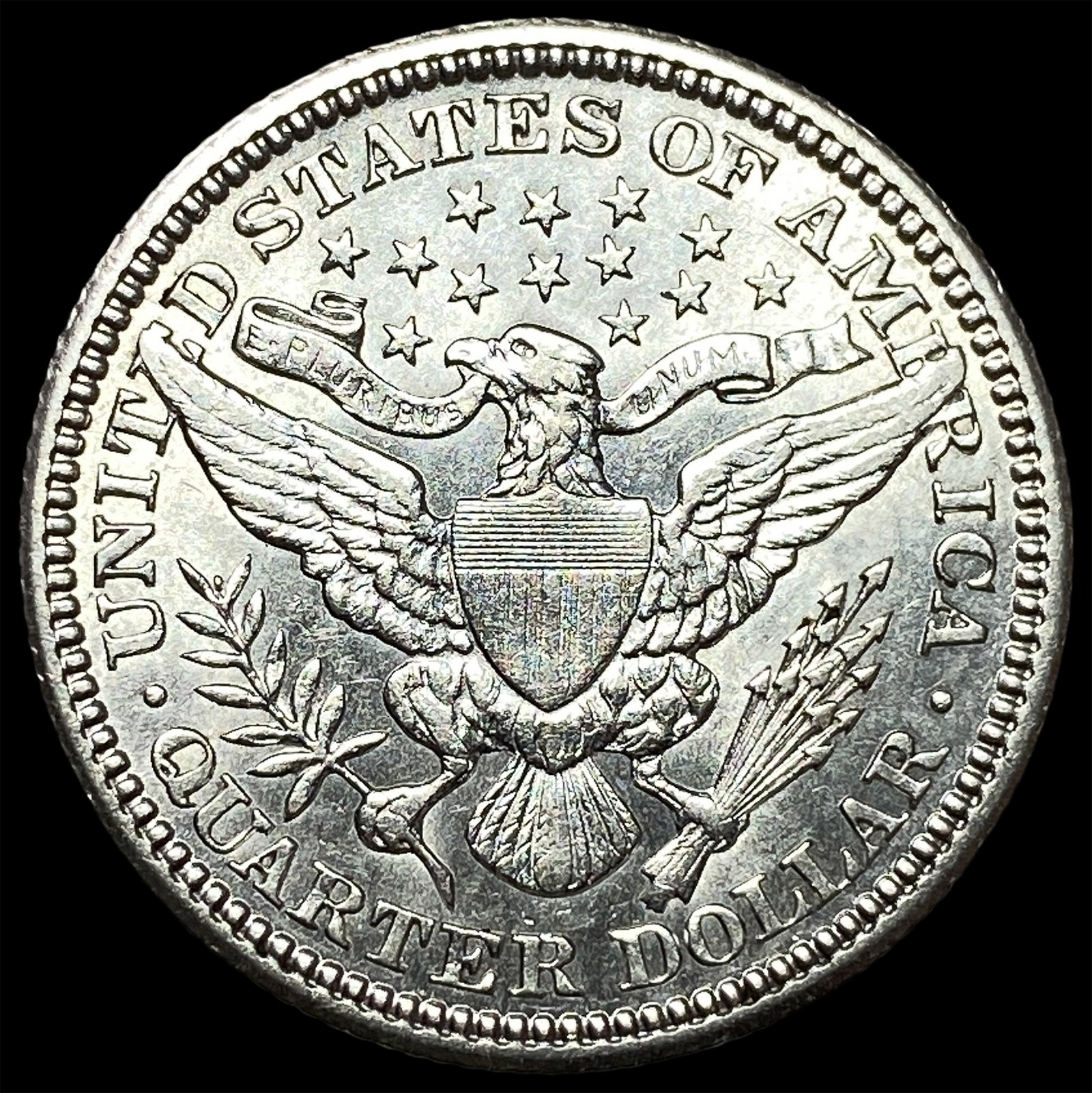 1908 Barber Silver Quarter UNCIRCULATED - 2