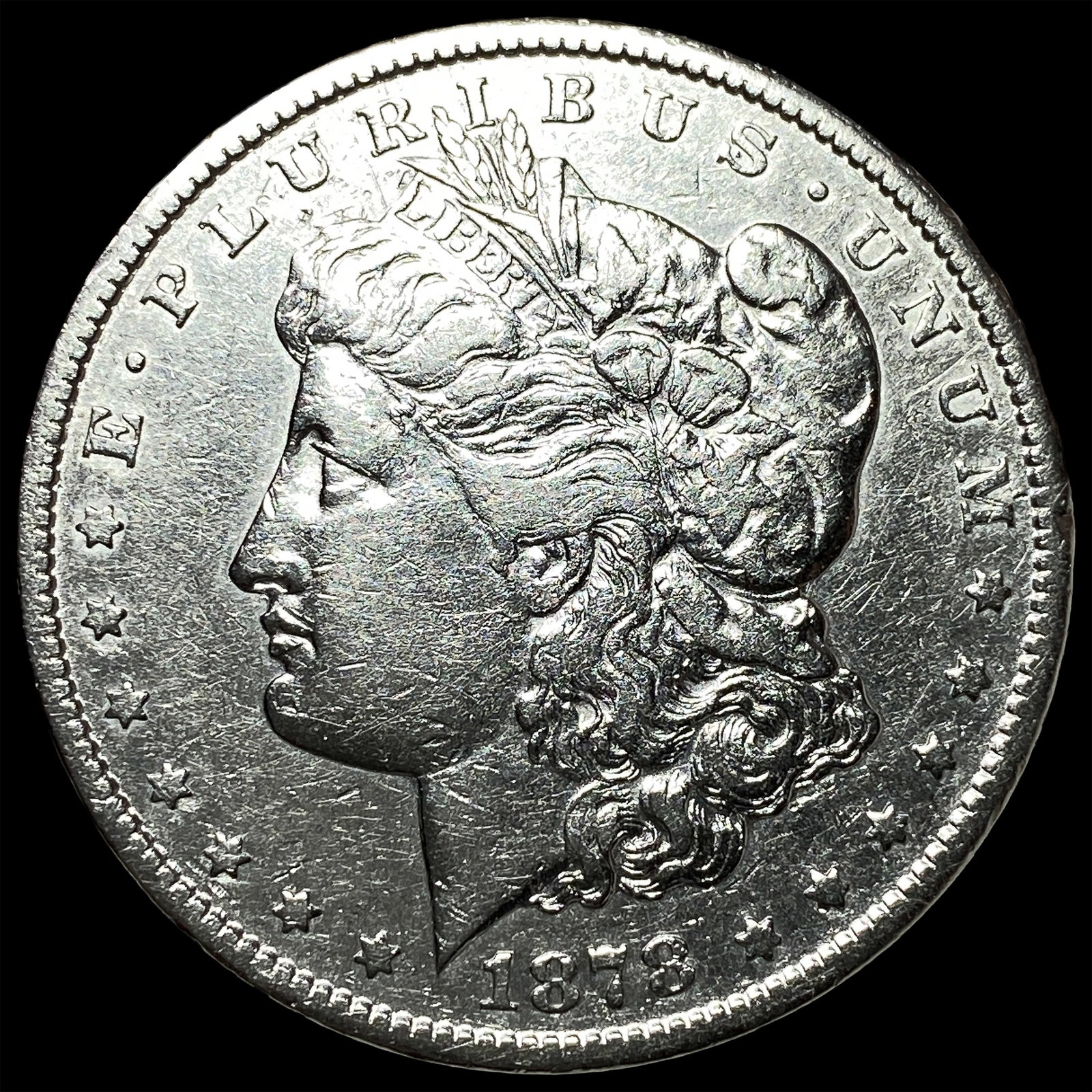 1878-CC Silver Morgan Dollar CLOSELY UNCIRCULATED: 1878-CC Silver Morgan Dollar CLOSELY UNCIRCULATED