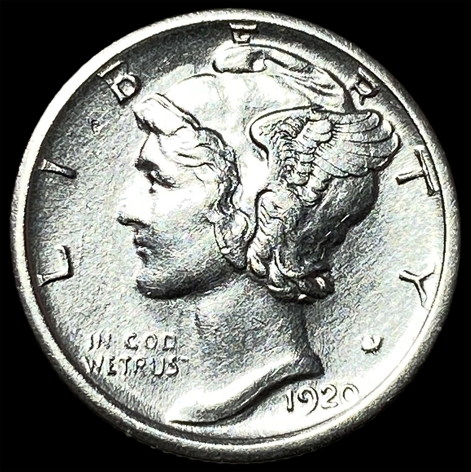 1920-S Silver Mercury Dime UNCIRCULATED (1 of 2)