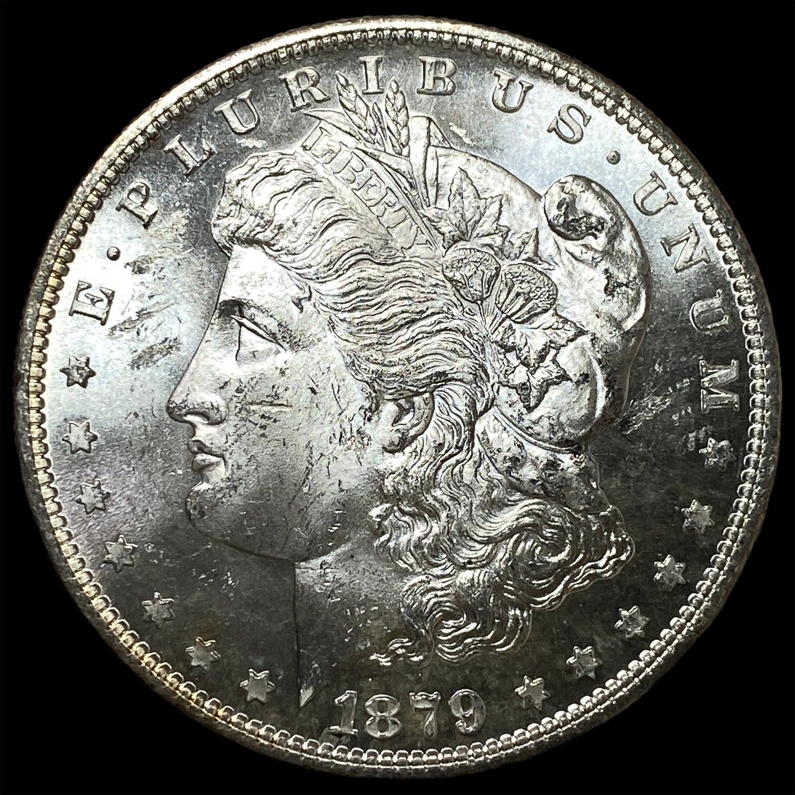 1879-S Silver Morgan Dollar GEM BU: 1879-S Silver Morgan Dollar GEM BU