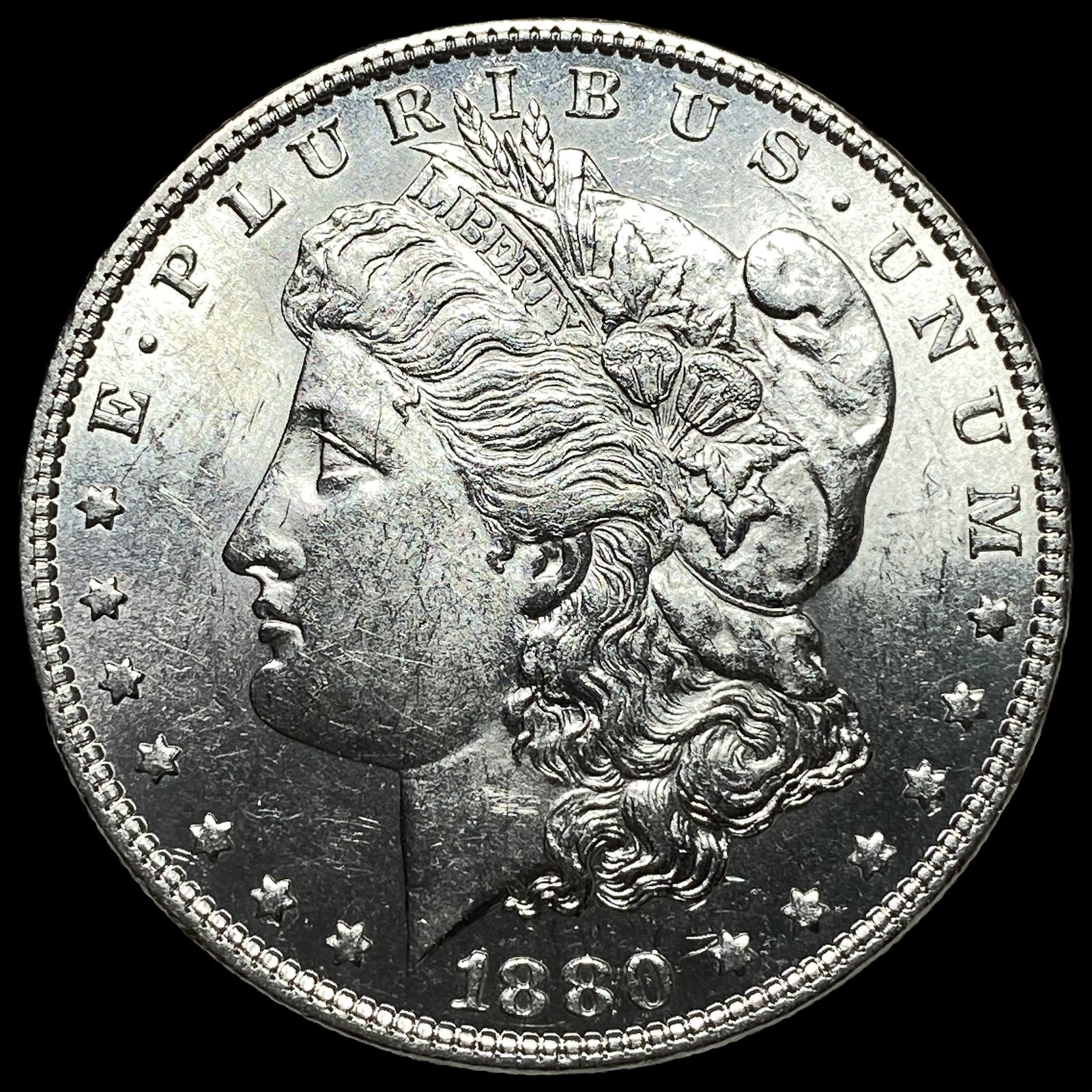 1880 Morgan Silver Dollar CHOICE BU: 1880 Morgan Silver Dollar CHOICE BU