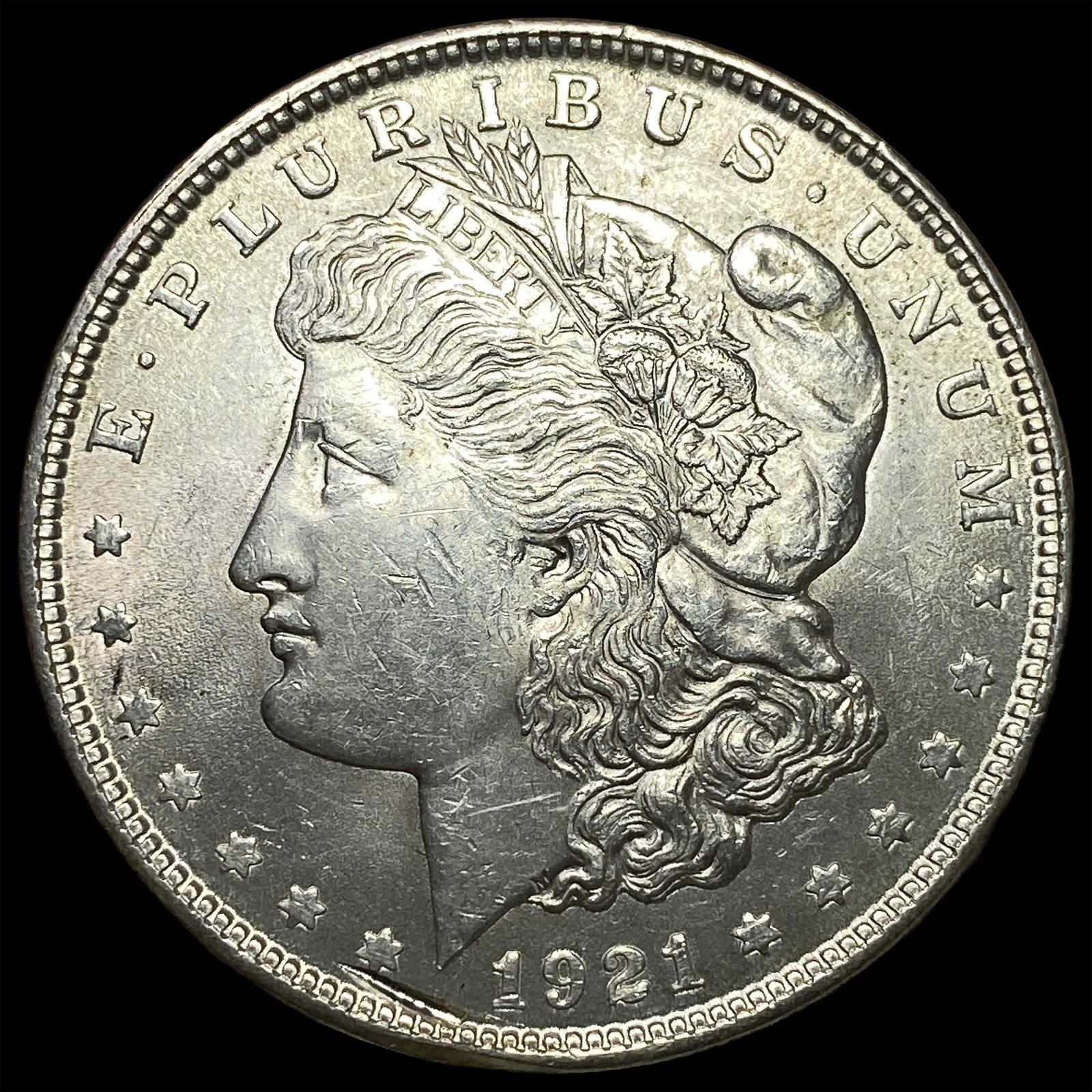 1921 Silver Morgan Dollar CHOICE BU: 1921 Silver Morgan Dollar CHOICE BU