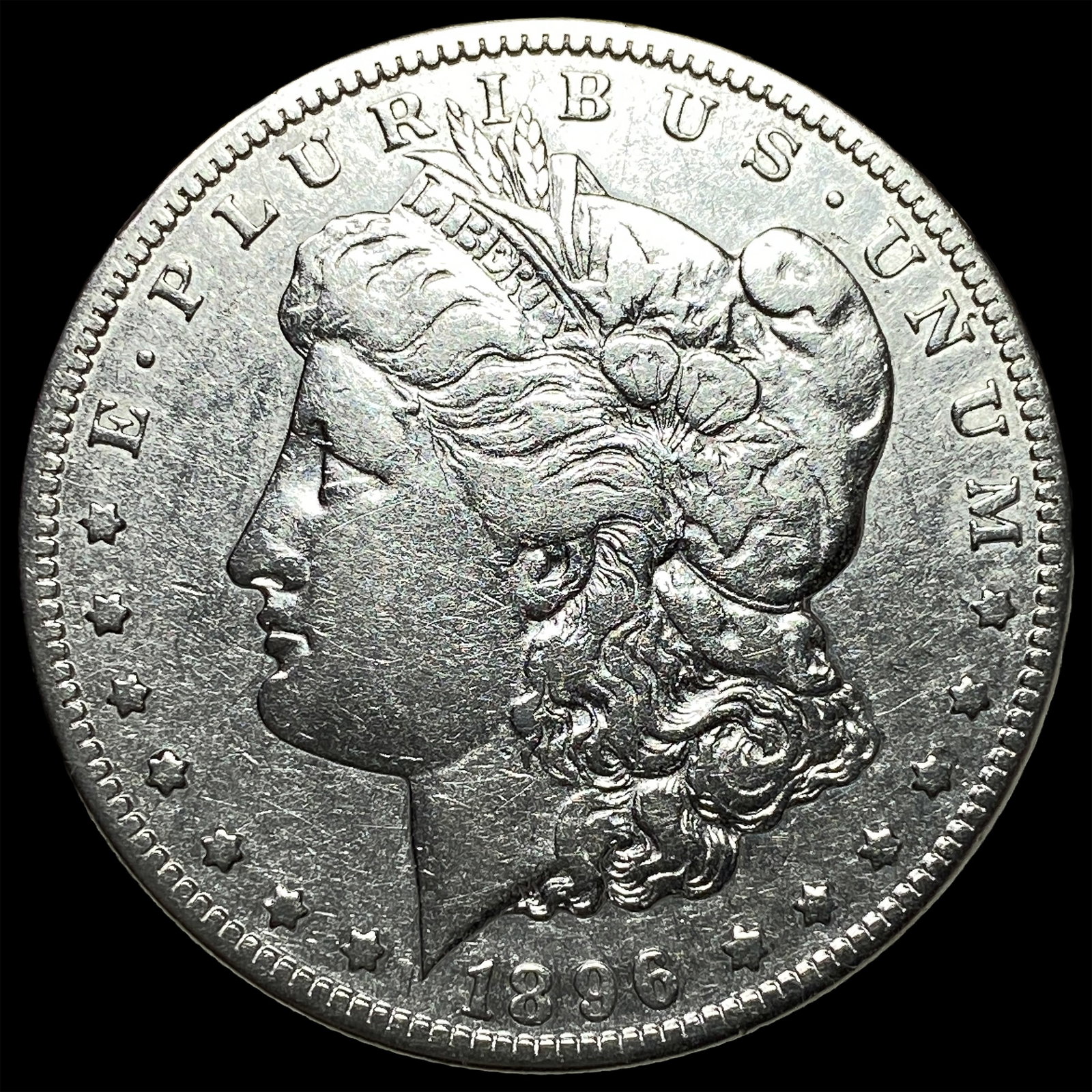 1896-S Morgan Silver Dollar CLOSELY UNCIRCULATED: 1896-S Morgan Silver Dollar CLOSELY UNCIRCULATED