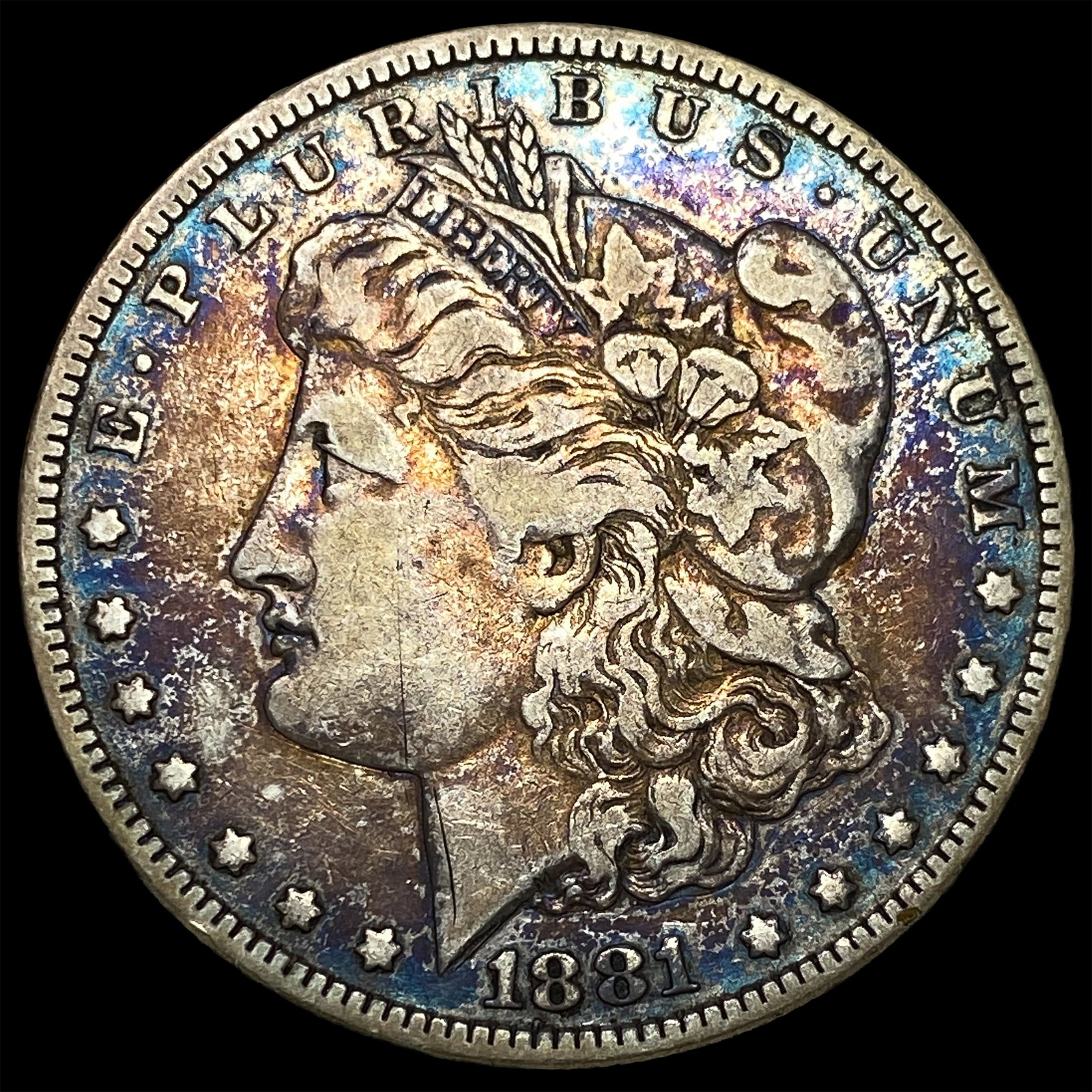 1881 Morgan Silver Dollar NEARLY UNCIRCULATED: 1881 Morgan Silver Dollar NEARLY UNCIRCULATED
