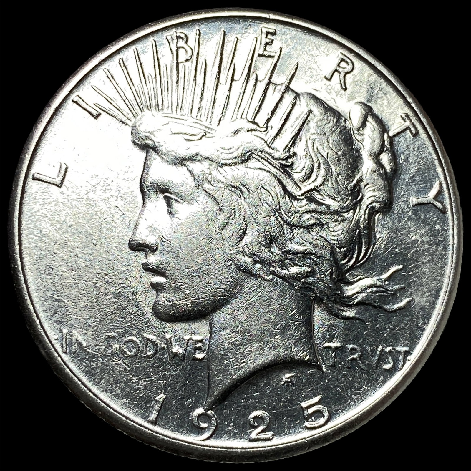 1925-S Silver Peace Dollar CHOICE BU: 1925-S Silver Peace Dollar CHOICE BU