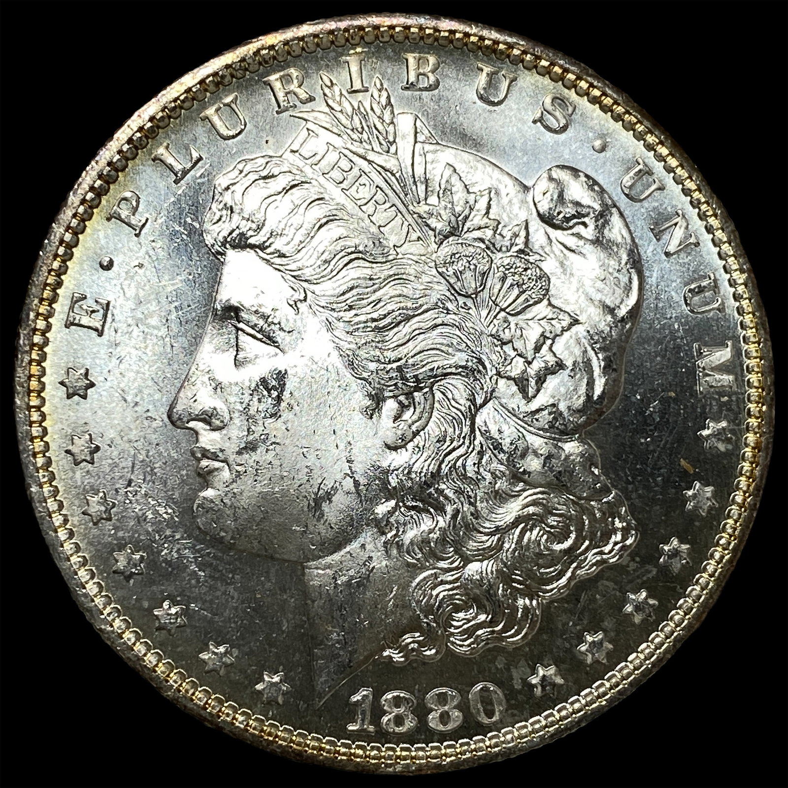 1880-S Silver Morgan Dollar CHOICE BU: 1880-S Silver Morgan Dollar CHOICE BU