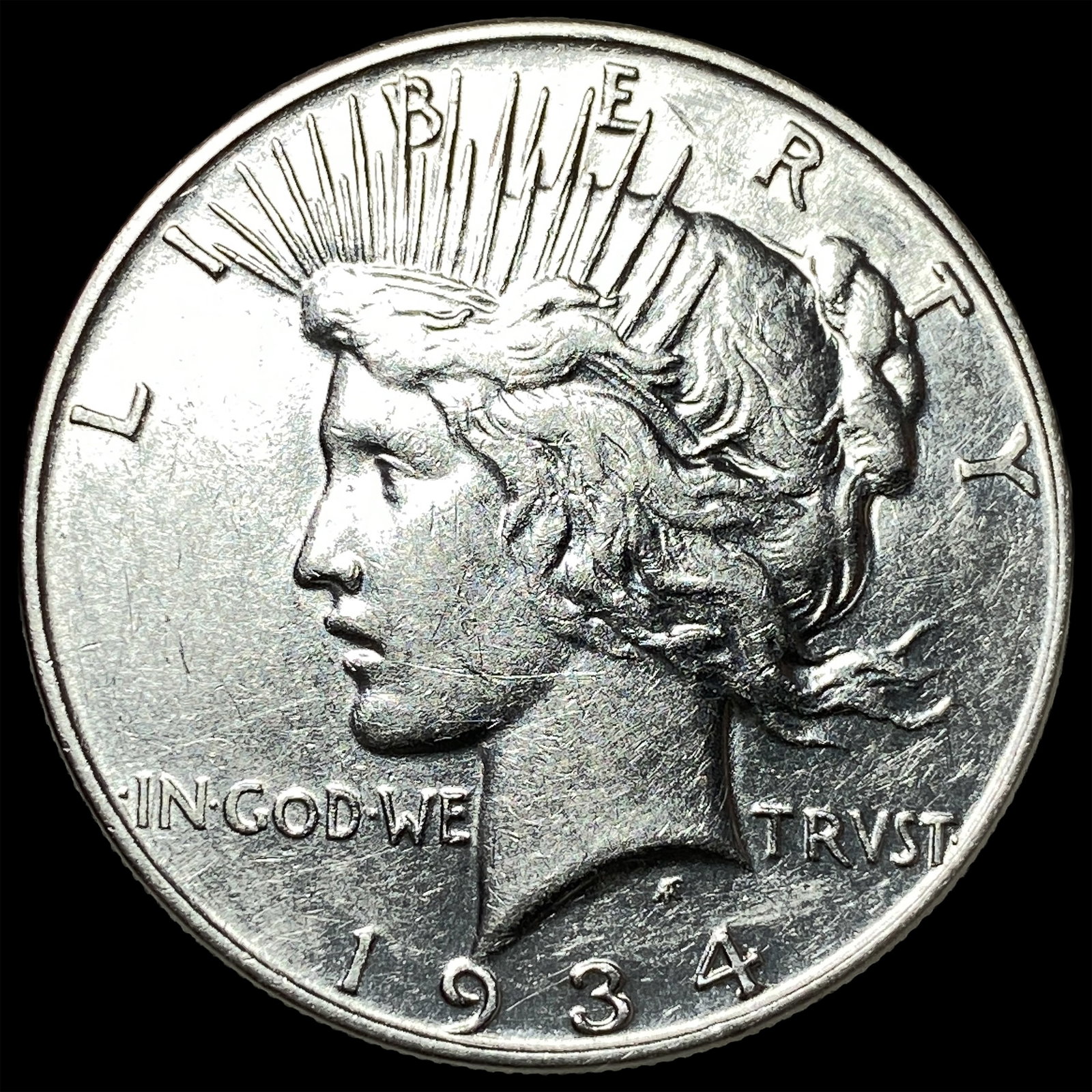 1934 Silver Peace Dollar UNCIRCULATED: 1934 Silver Peace Dollar UNCIRCULATED